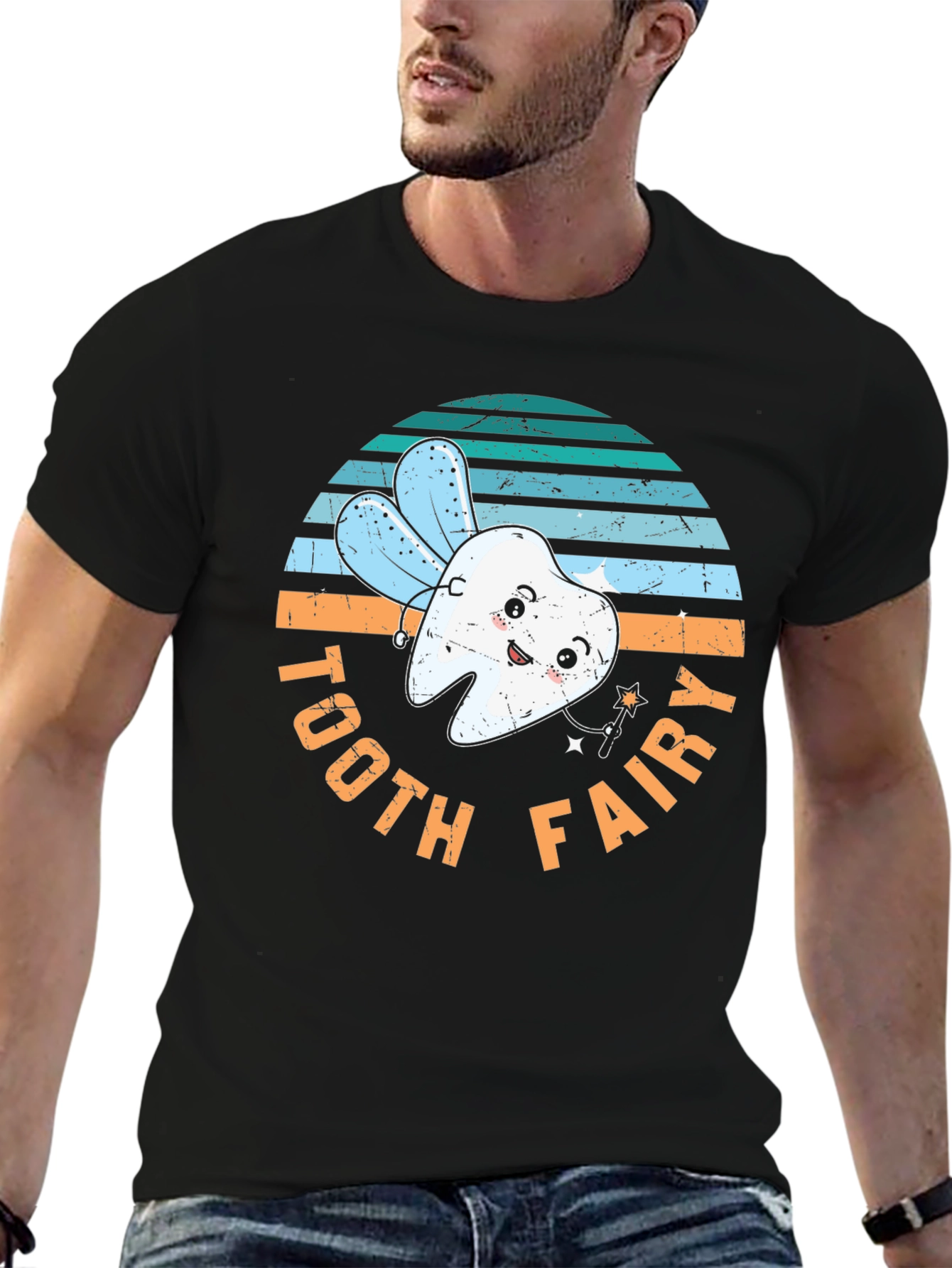 Tooth Fairy Graphic Tee - Cute Dental Shirt