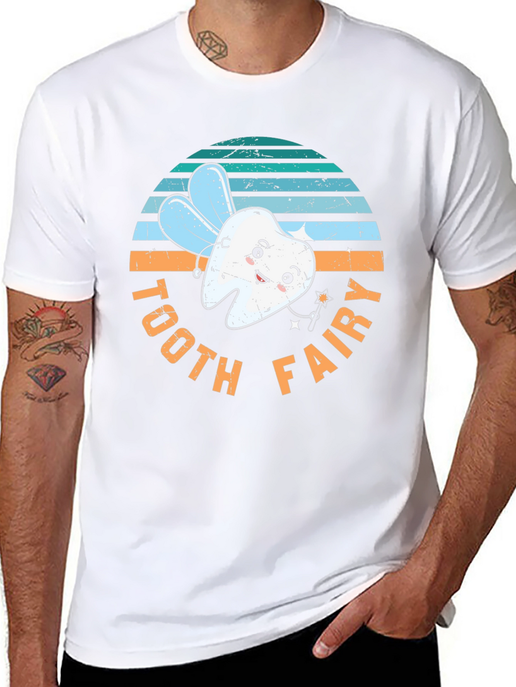 Tooth Fairy Graphic Tee - Cute Dental Shirt
