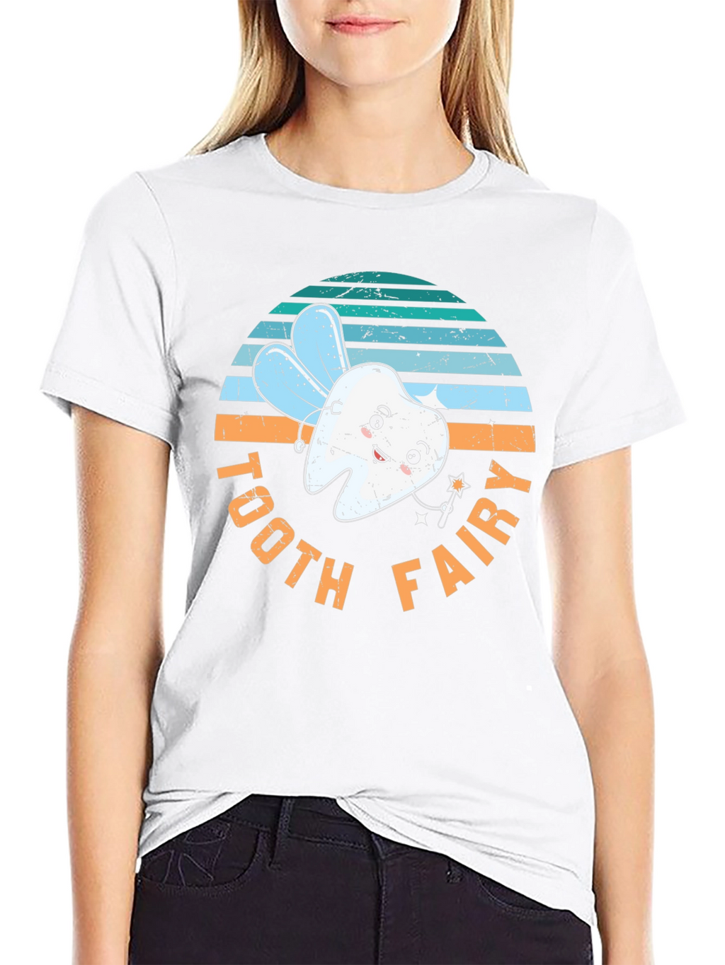 Tooth Fairy Graphic Tee - Cute Dental Shirt