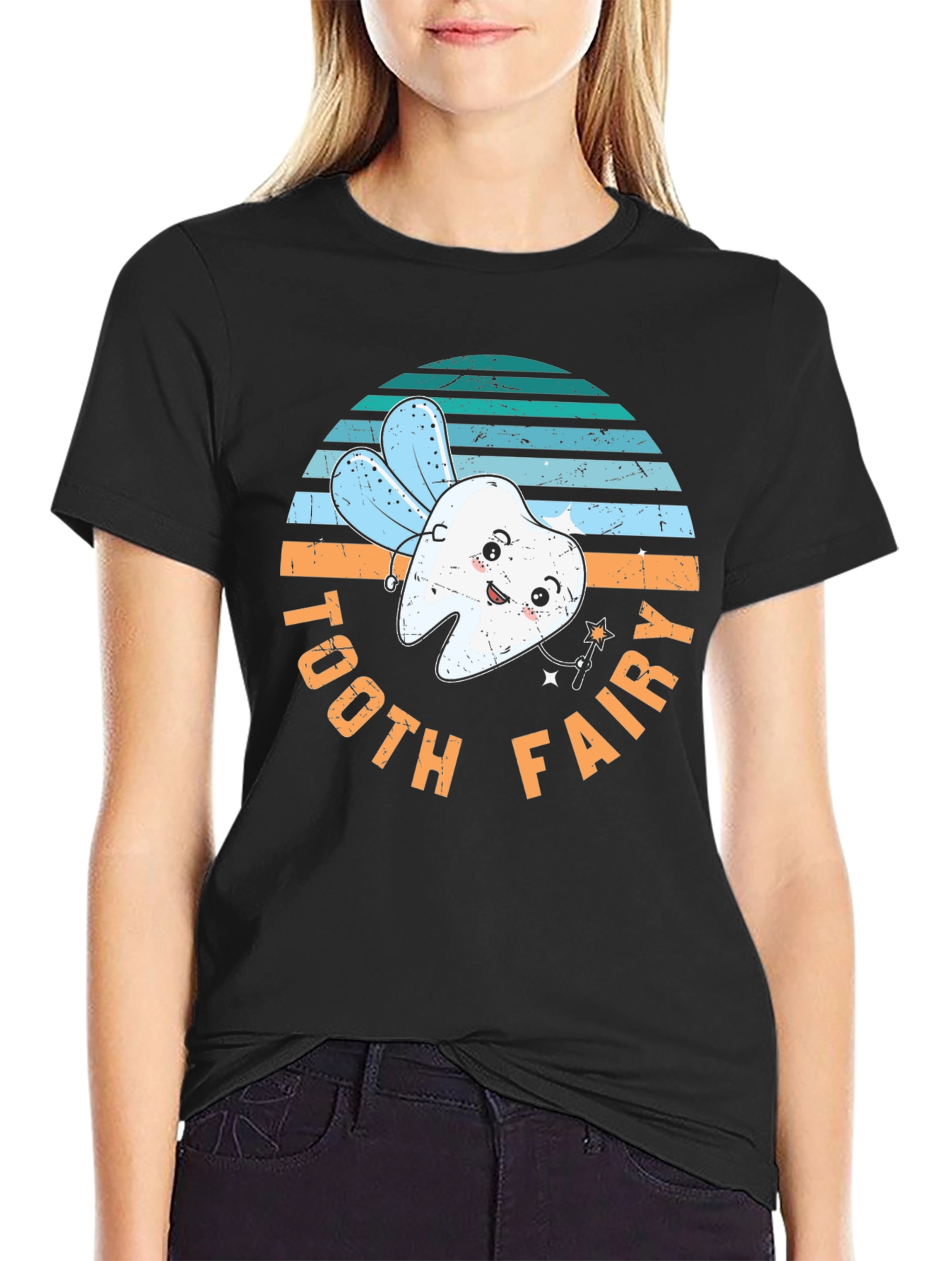 Tooth Fairy Graphic Tee - Cute Dental Shirt