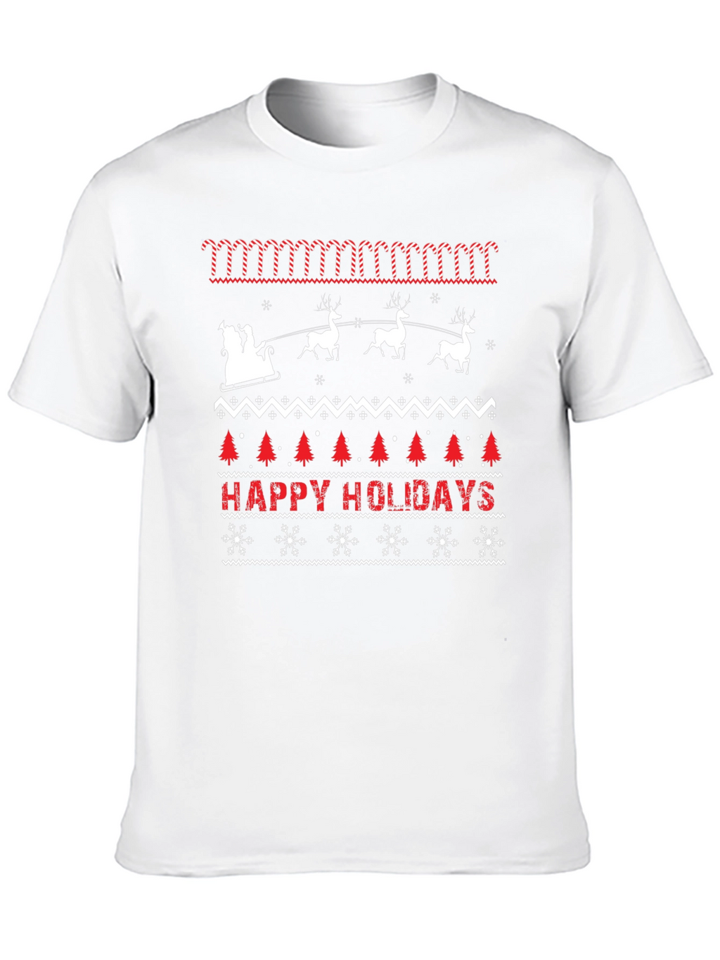 Happy Holidays Christmas Ugly Sweater T-Shirt