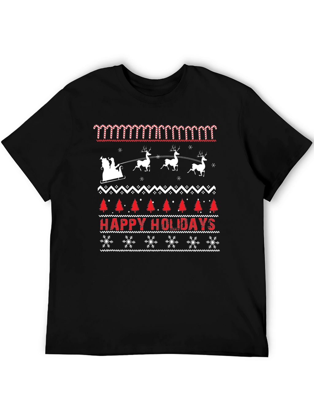 Happy Holidays Christmas Ugly Sweater T-Shirt