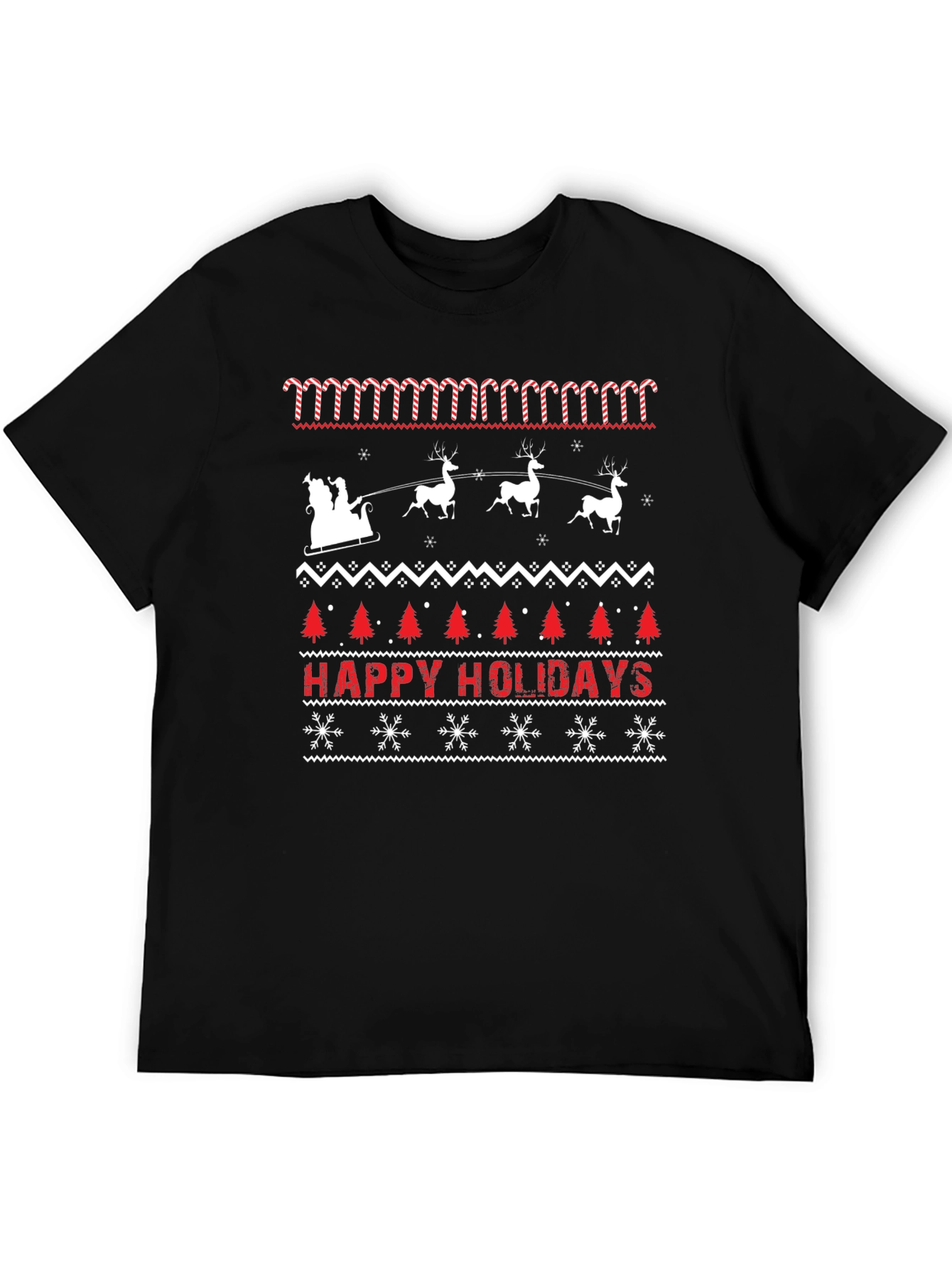 Happy Holidays Christmas Ugly Sweater T-Shirt