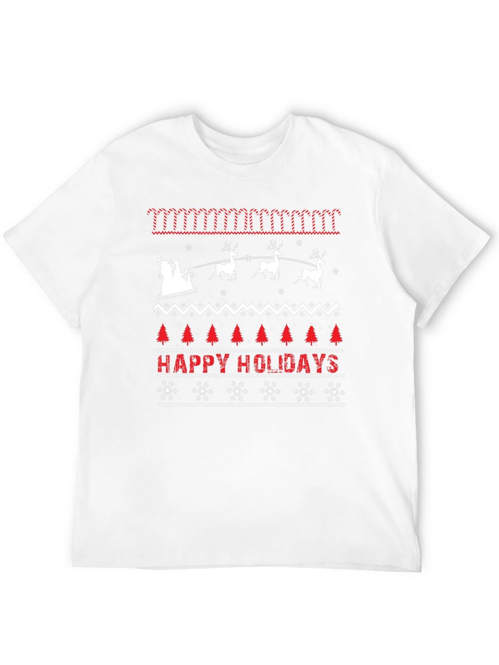 Happy Holidays Christmas Ugly Sweater T-Shirt