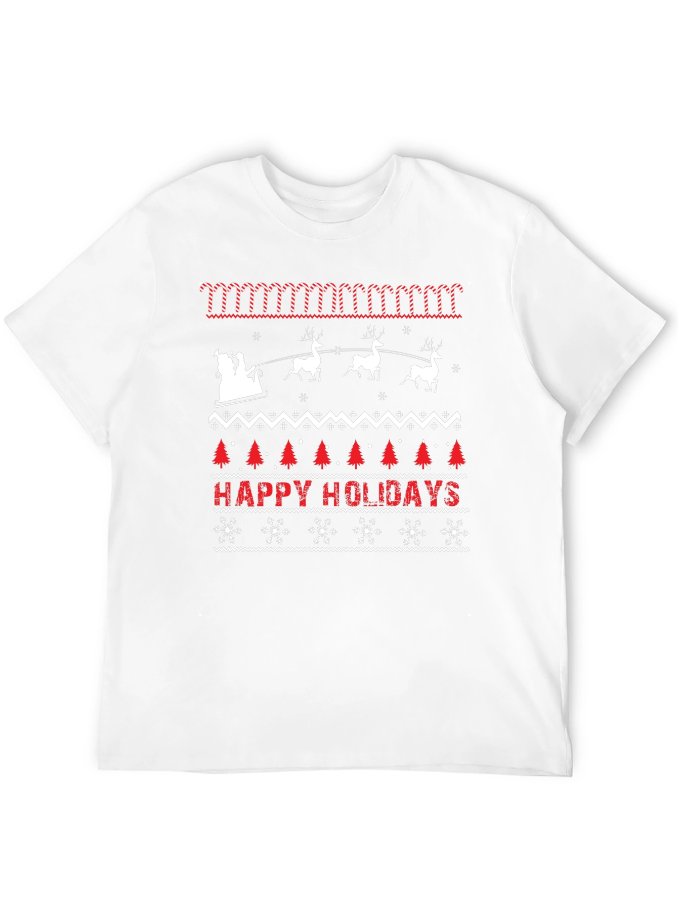 Happy Holidays Christmas Ugly Sweater T-Shirt