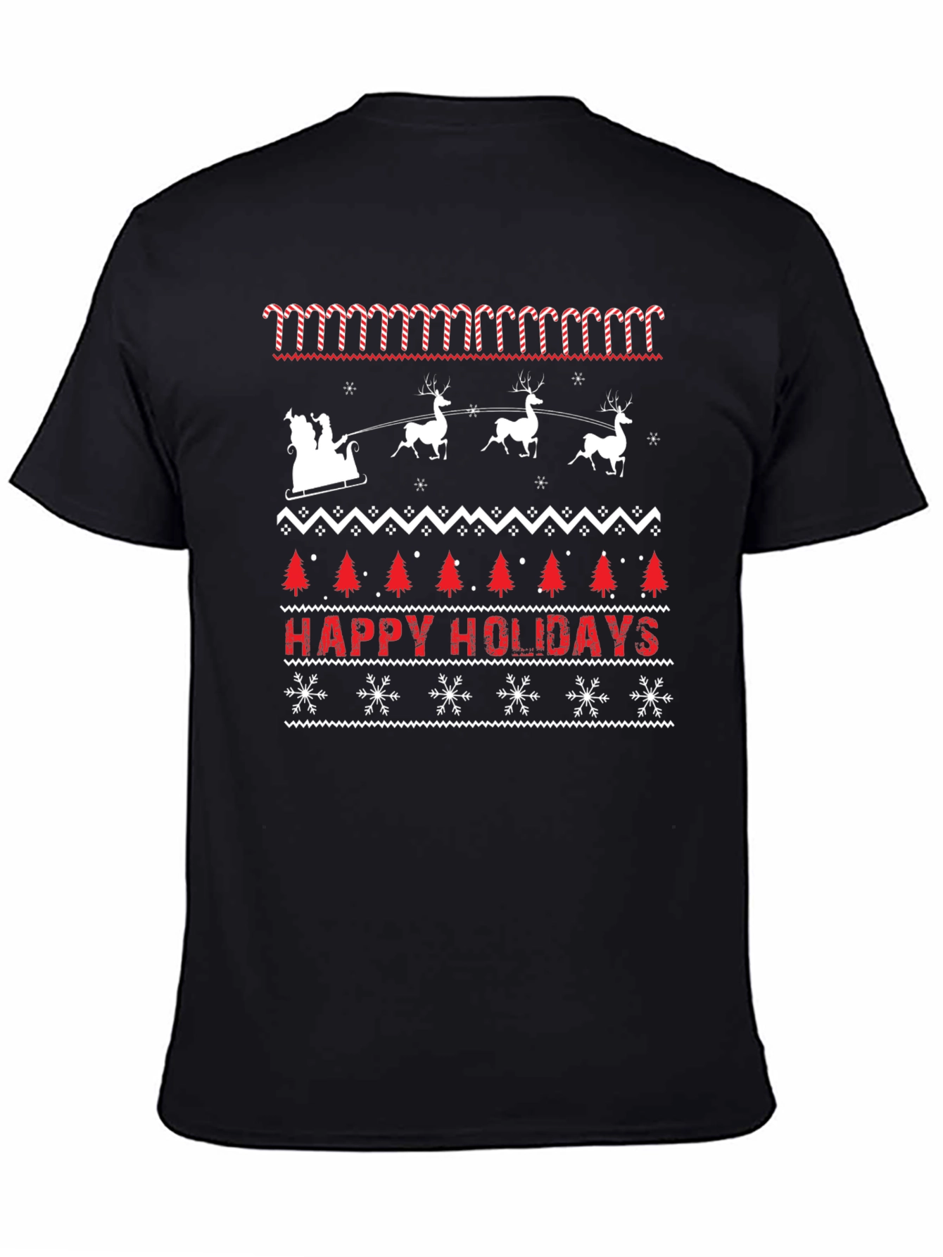 Happy Holidays Christmas Ugly Sweater T-Shirt