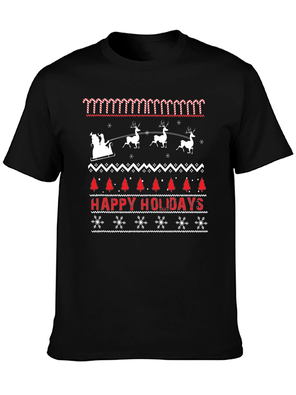 Happy Holidays Christmas Ugly Sweater T-Shirt