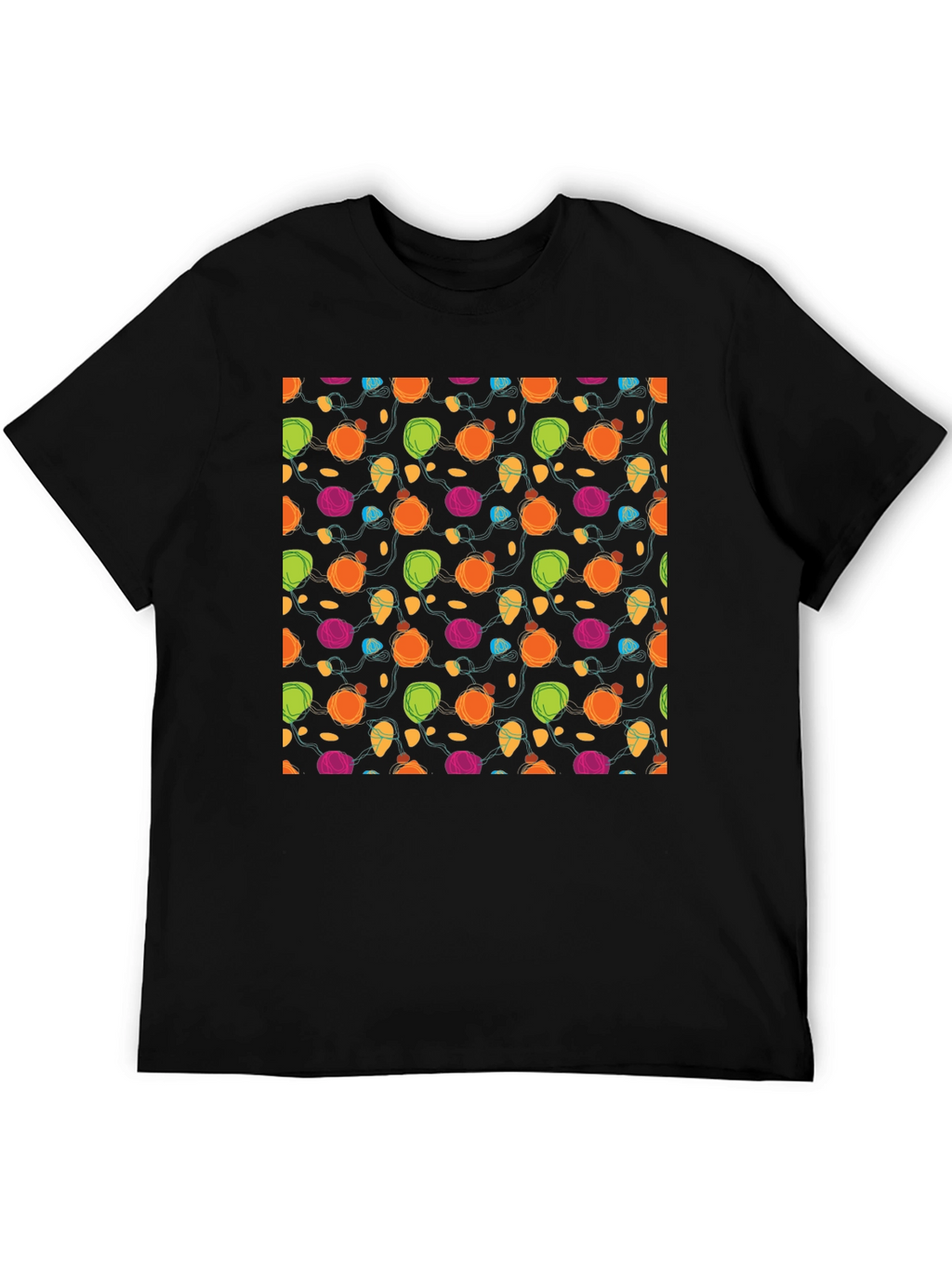 Festive Lights Patterned T-Shirt