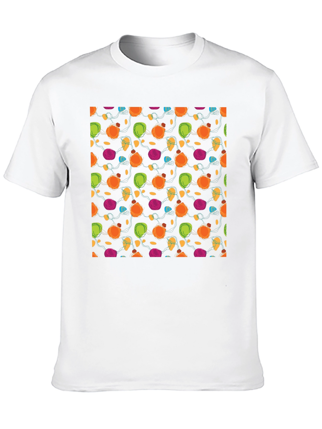 Festive Lights Patterned T-Shirt