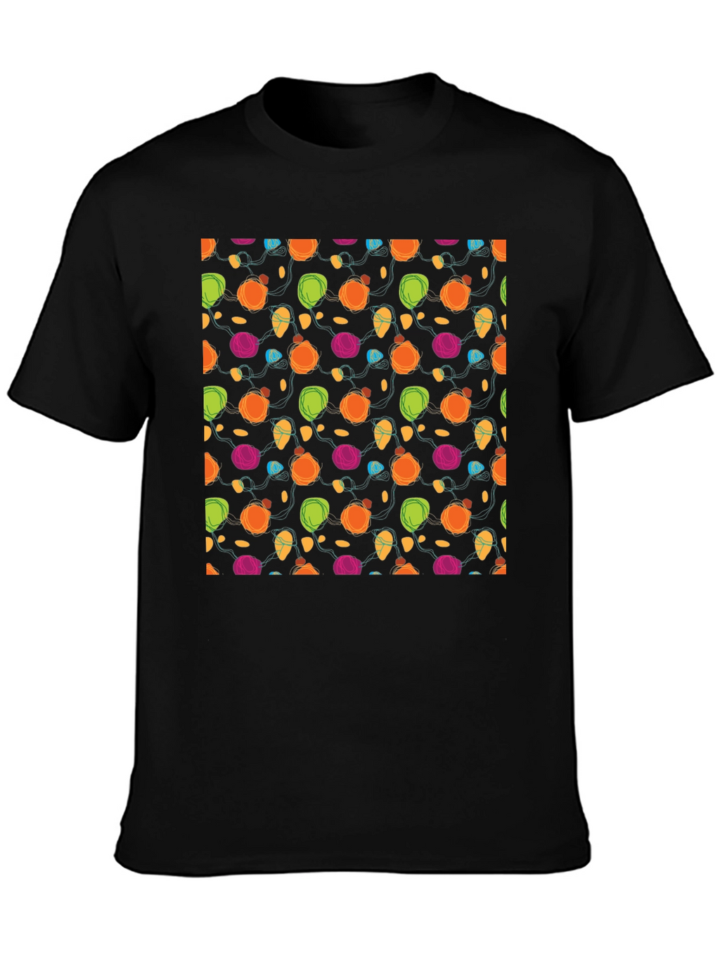 Festive Lights Patterned T-Shirt