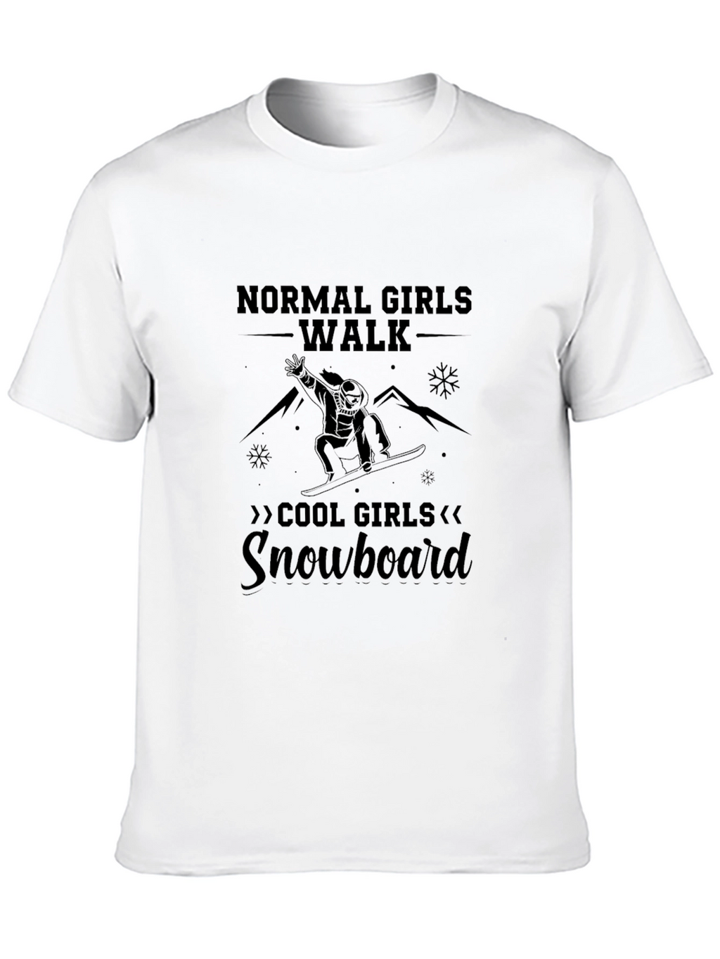 Cool Girls Snowboard Graphic T-Shirt