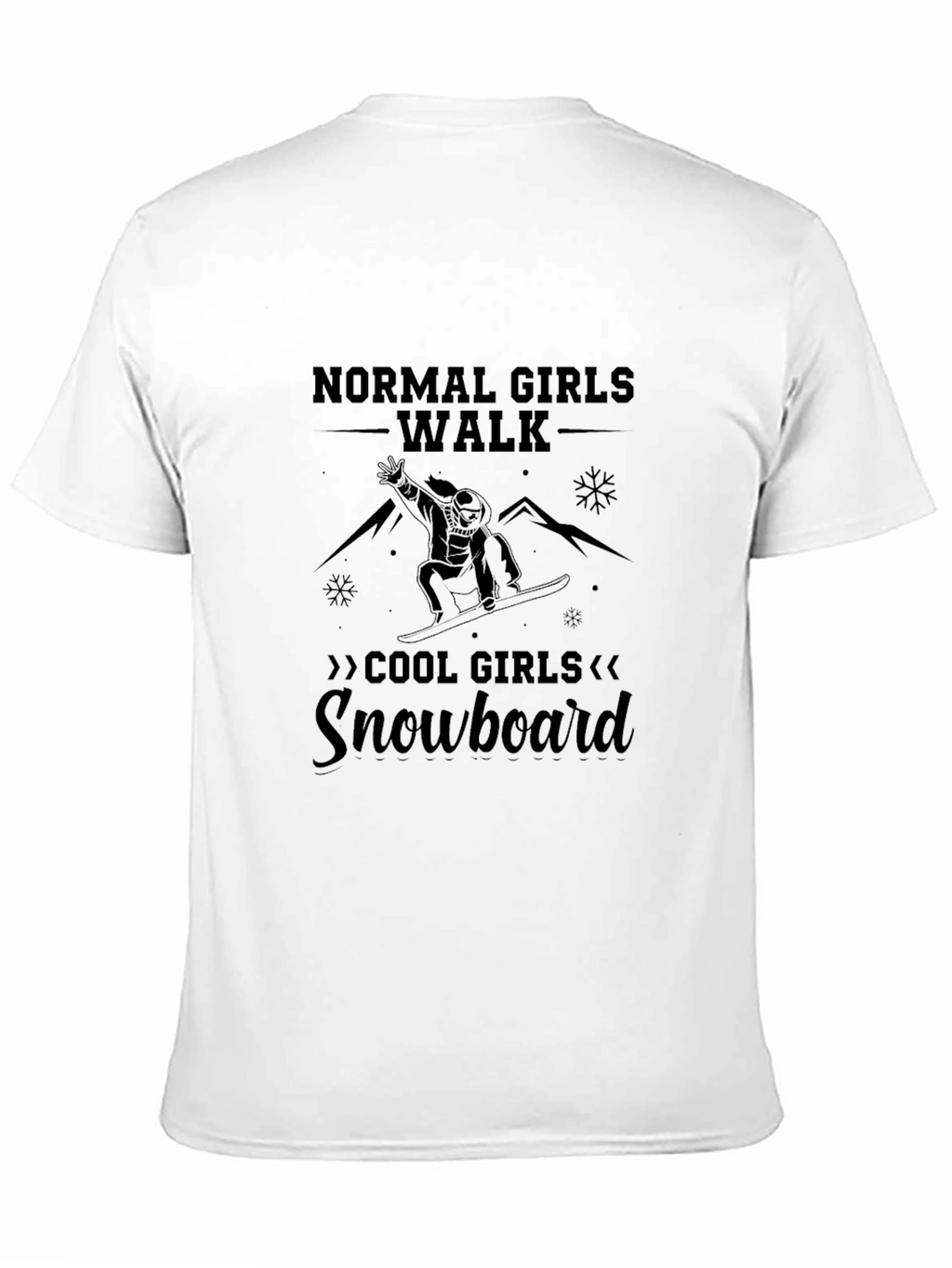 Cool Girls Snowboard Graphic T-Shirt