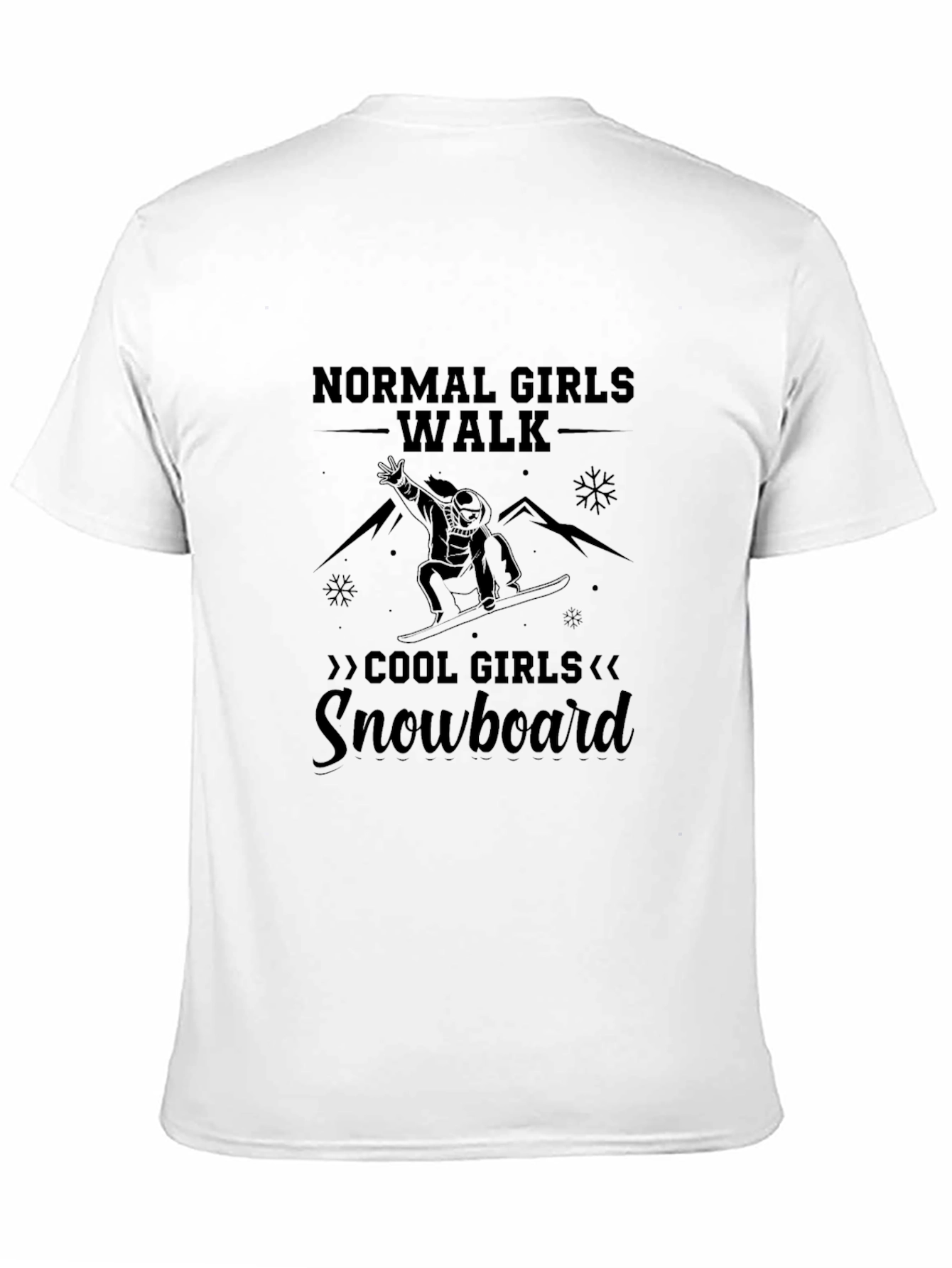 Cool Girls Snowboard Graphic T-Shirt
