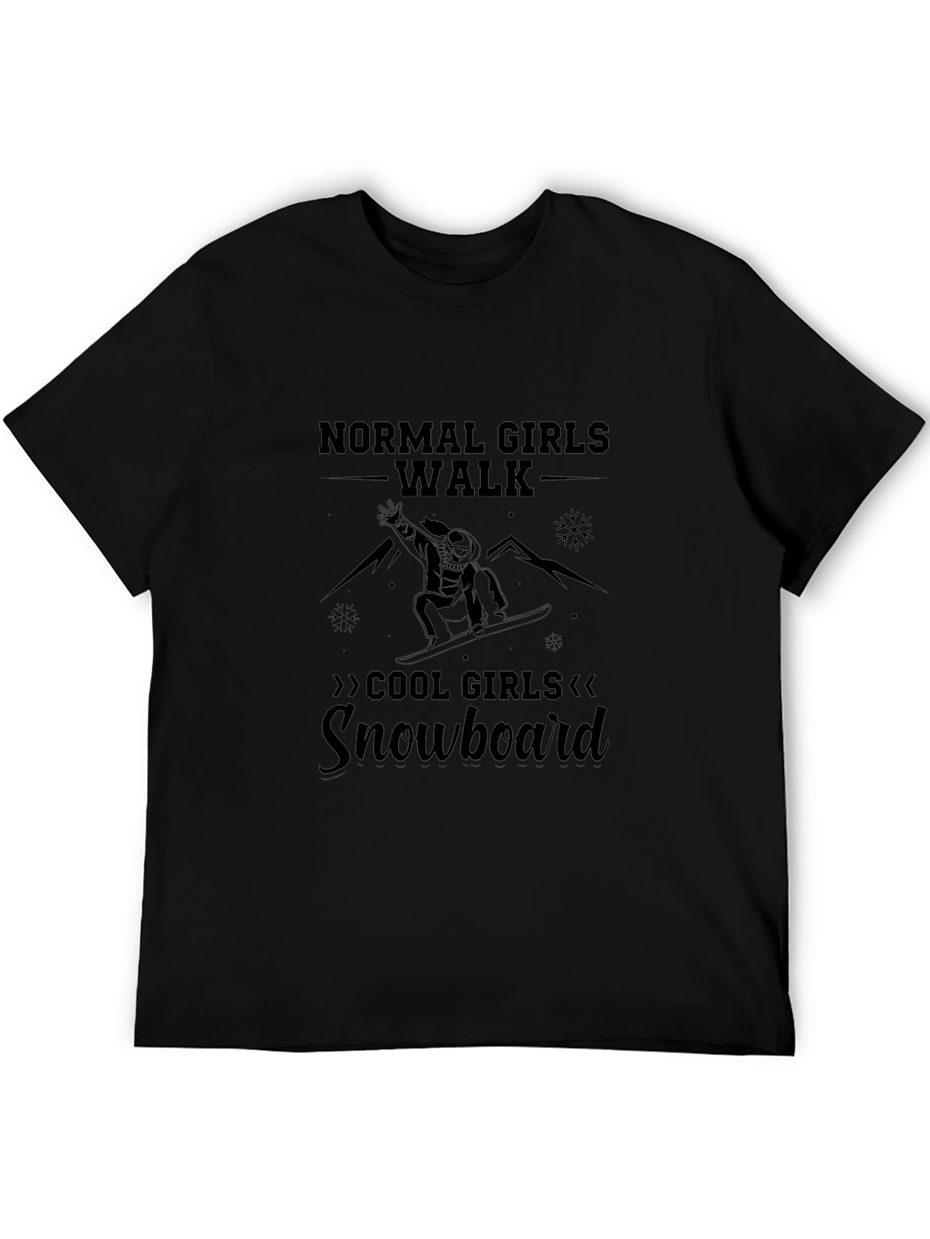 Cool Girls Snowboard Graphic T-Shirt