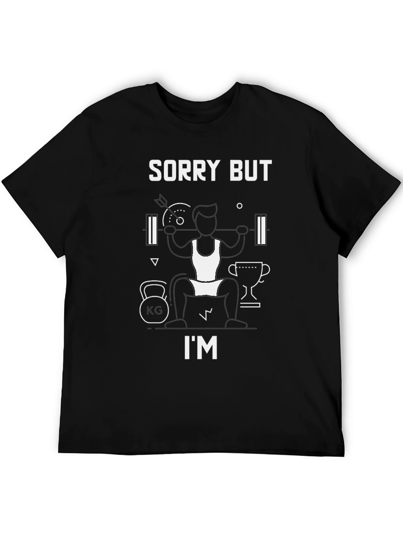 Sorry But Im Lifting T-Shirt Gym Fitness Workout Tee