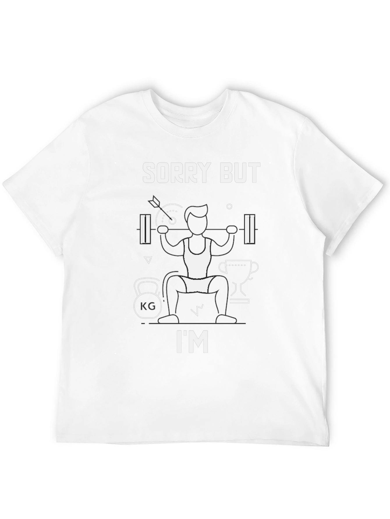 Sorry But Im Lifting T-Shirt Gym Fitness Workout Tee