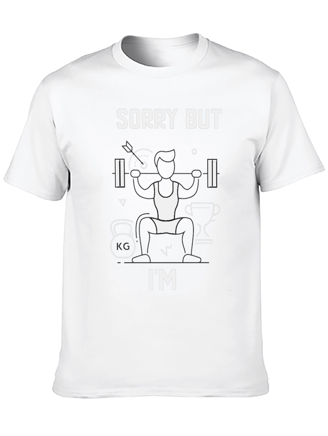Sorry But Im Lifting T-Shirt Gym Fitness Workout Tee