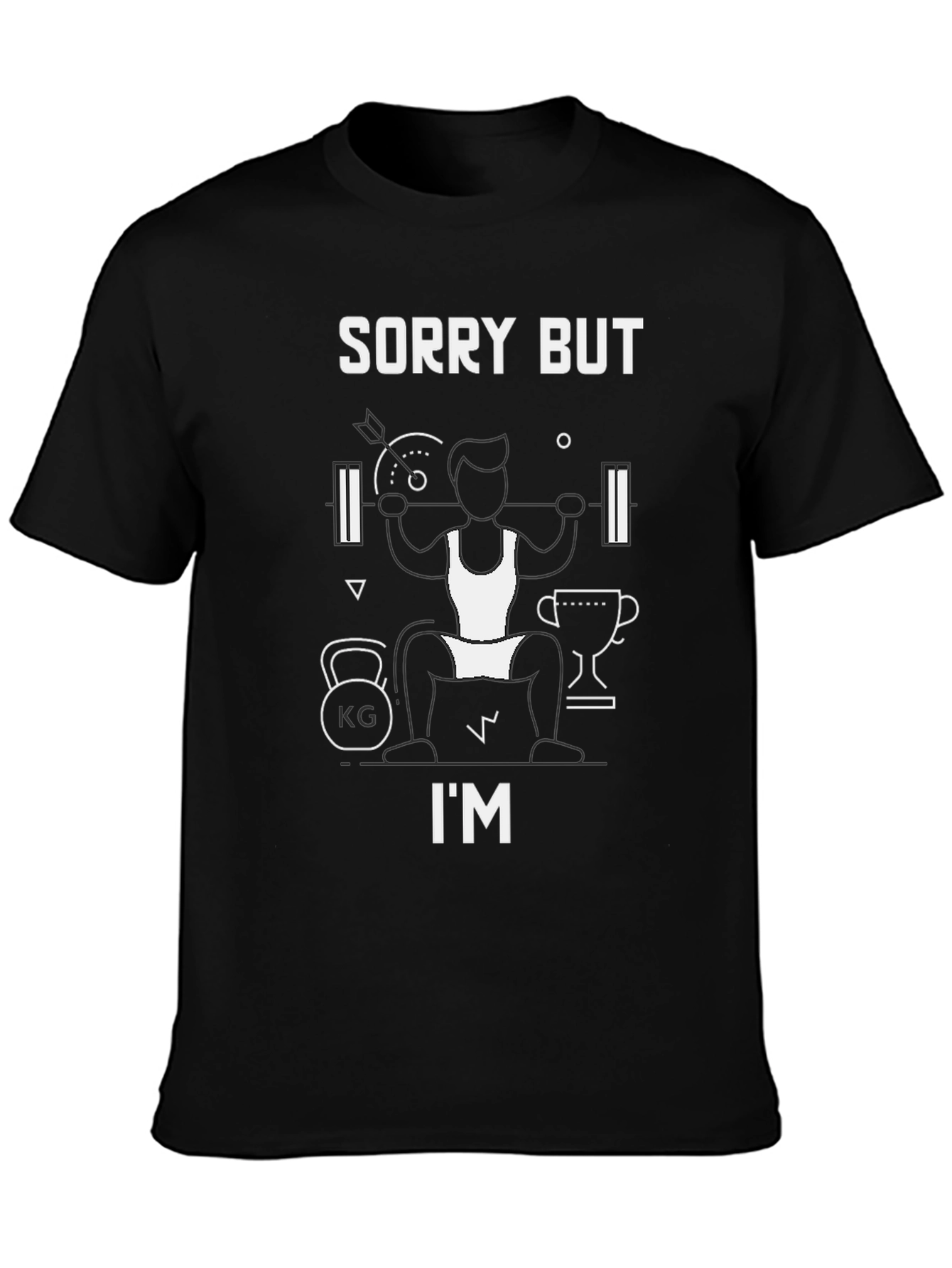 Sorry But Im Lifting T-Shirt Gym Fitness Workout Tee