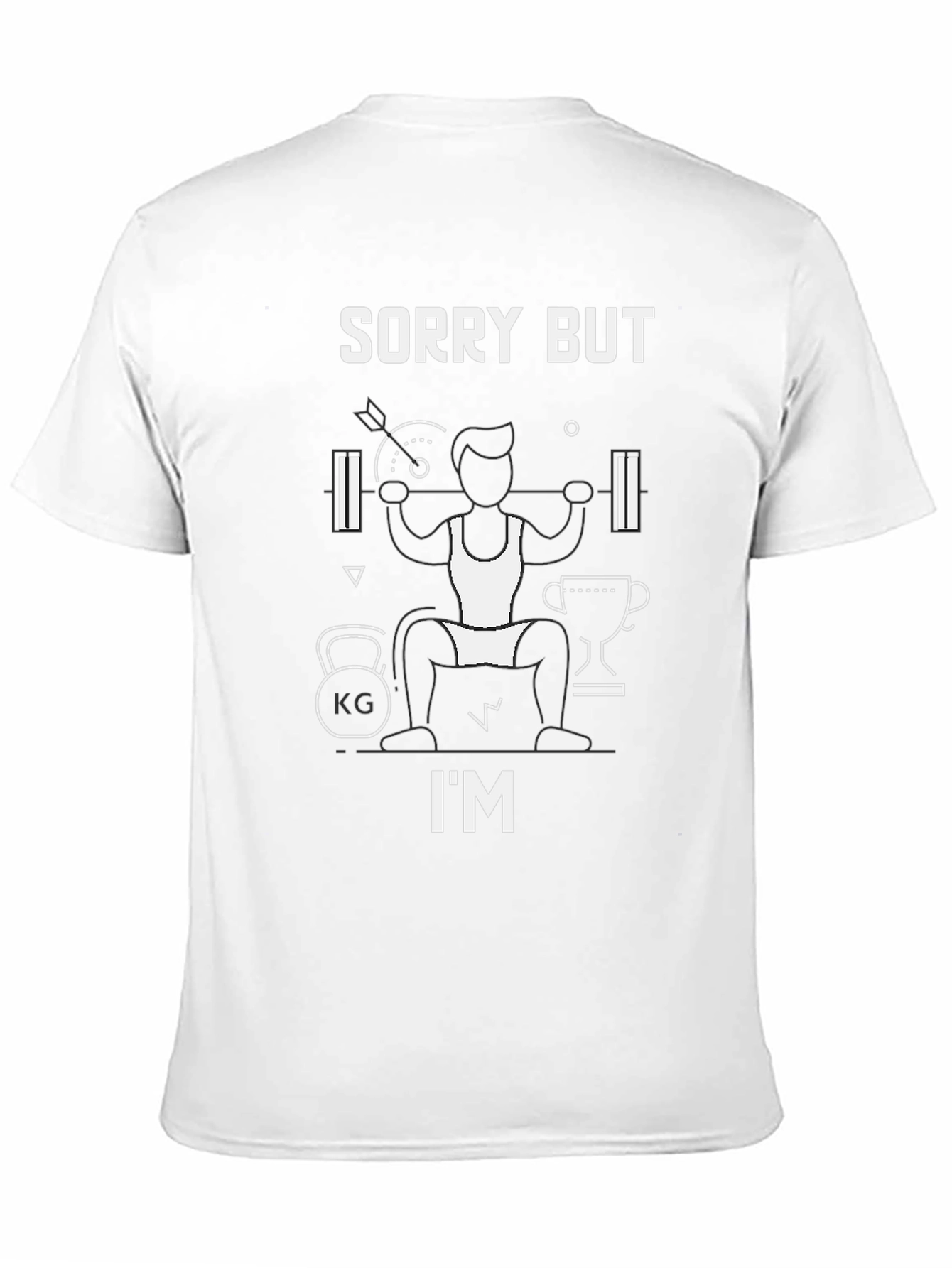 Sorry But Im Lifting T-Shirt Gym Fitness Workout Tee