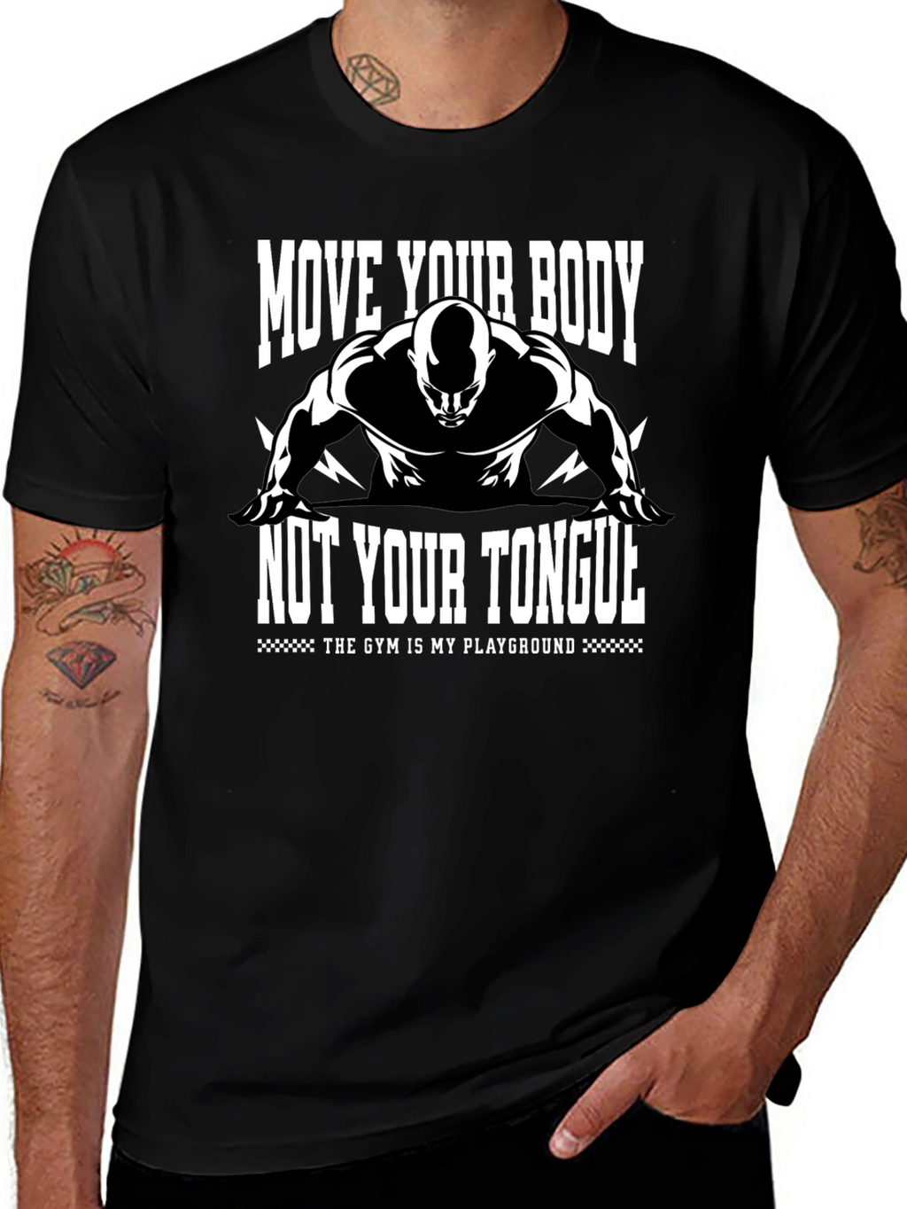 Gym Motivation T-Shirt: Move Your Body