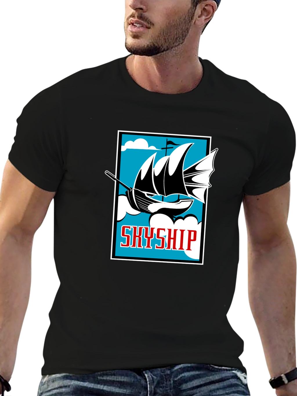 SkyShip Graphic T-Shirt