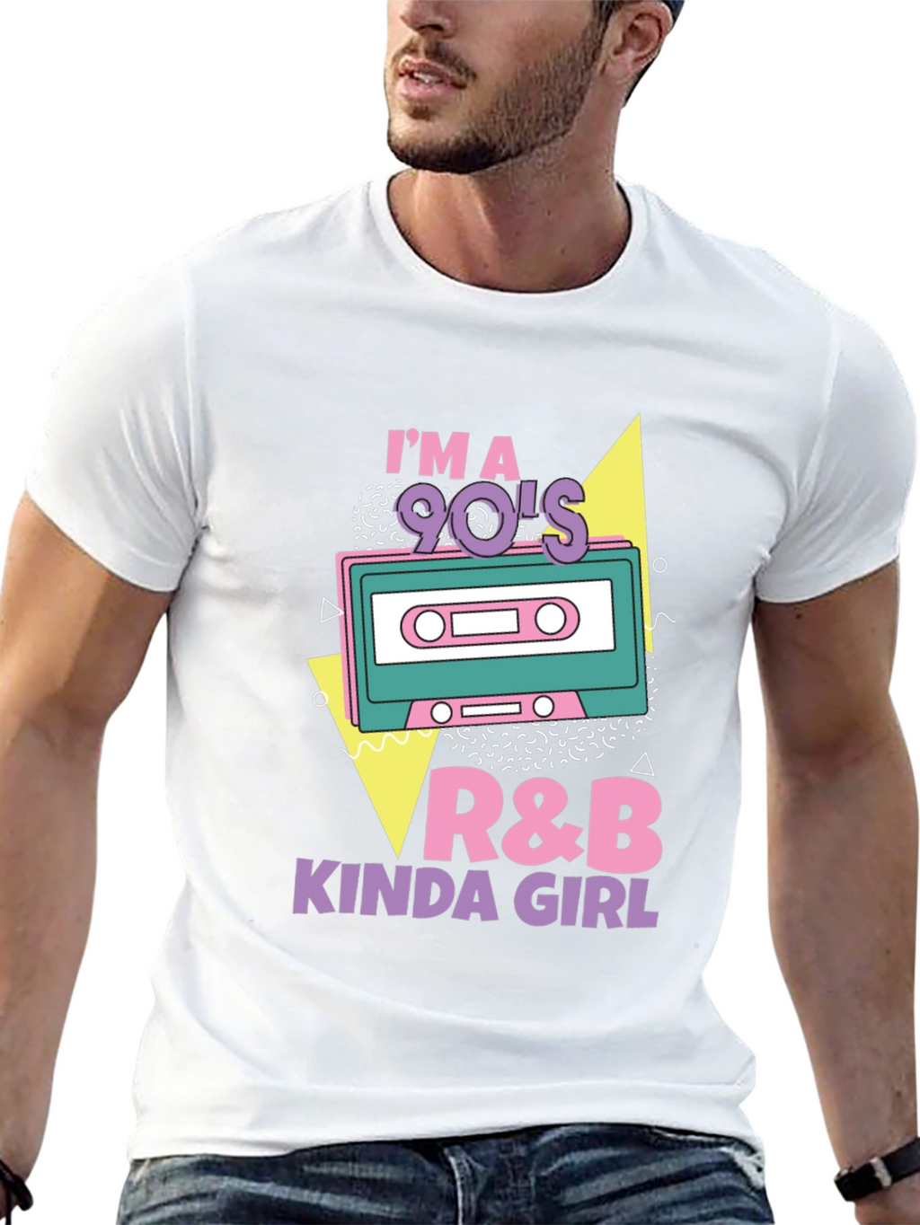 Im a 90s R&B Kinda Girl Black T-Shirt