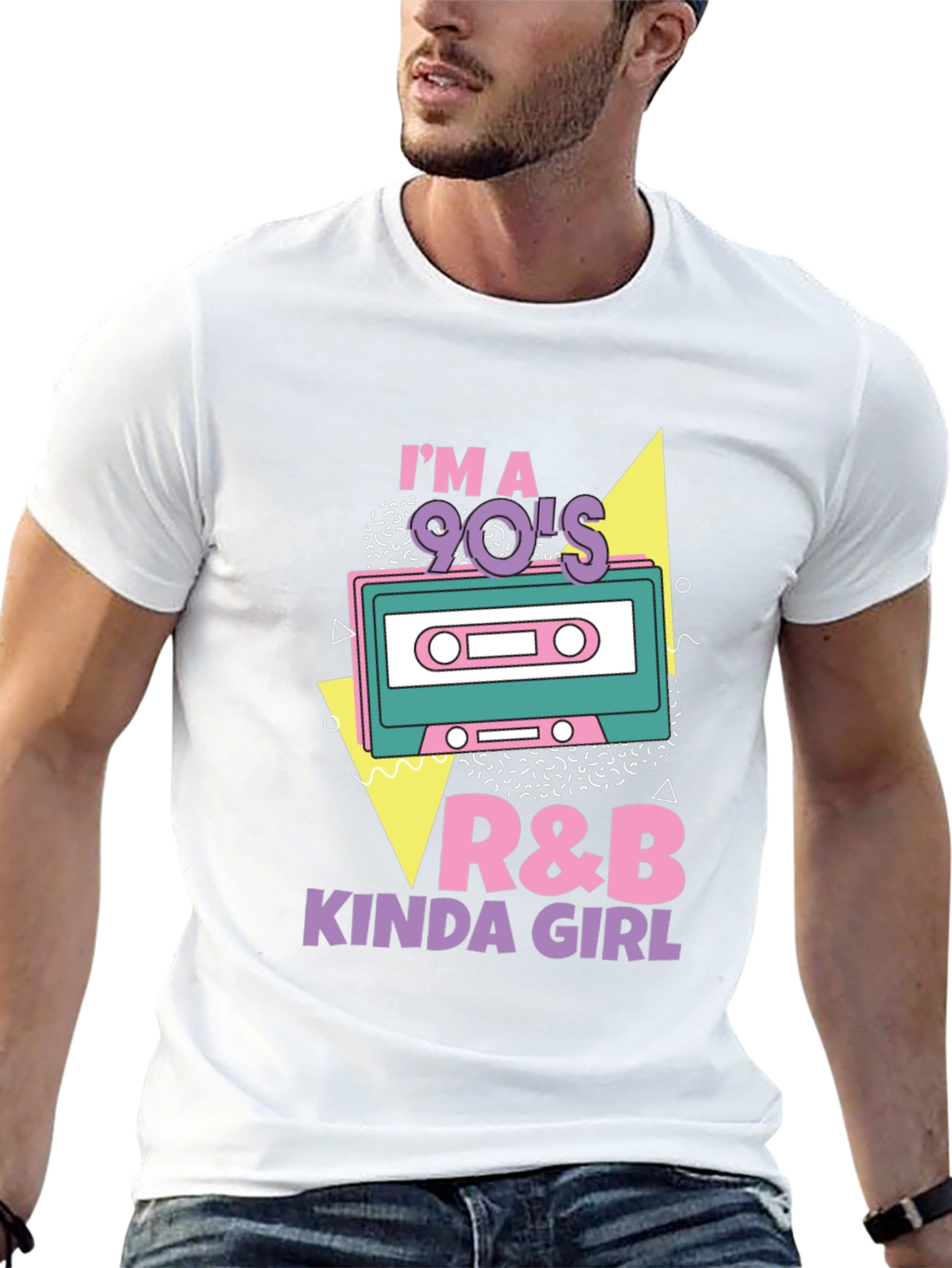 Im a 90s R&B Kinda Girl Black T-Shirt