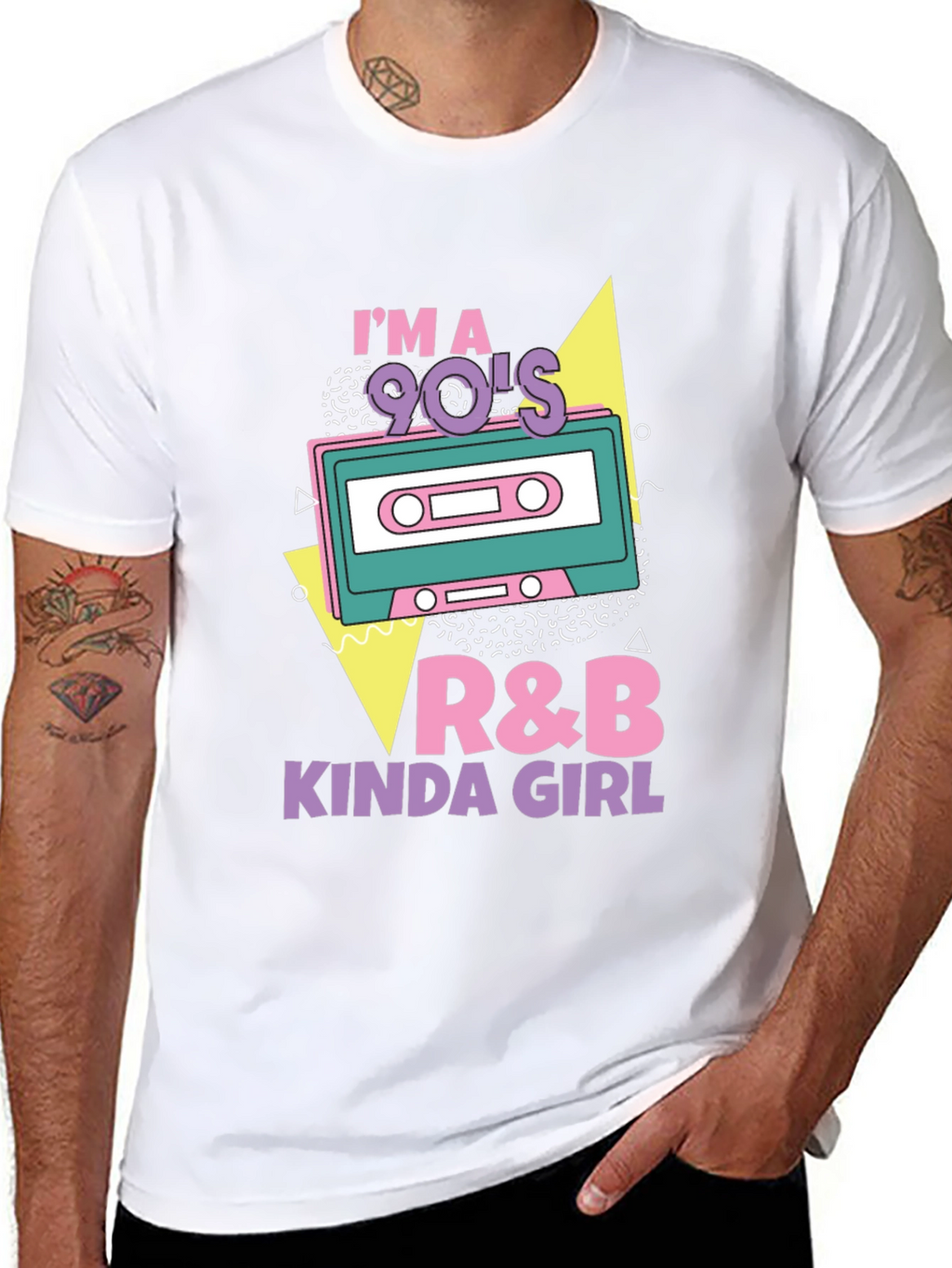 Im a 90s R&B Kinda Girl Black T-Shirt