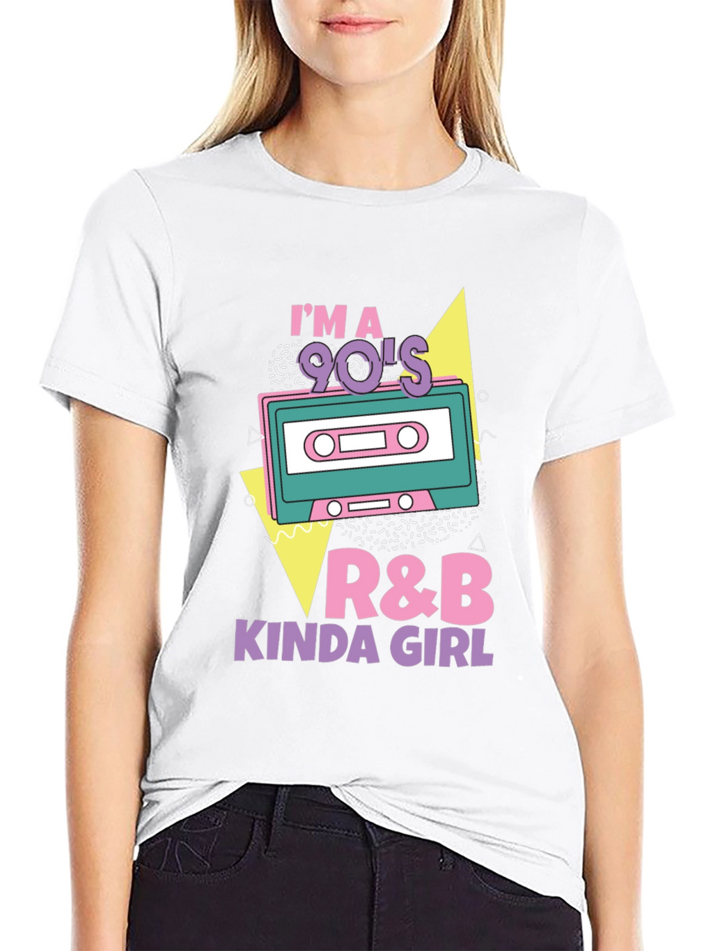 Im a 90s R&B Kinda Girl Black T-Shirt