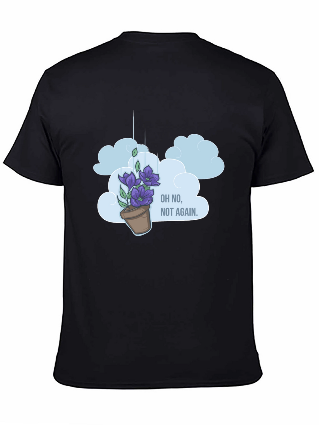 Falling Flower Pot Graphic Tee
