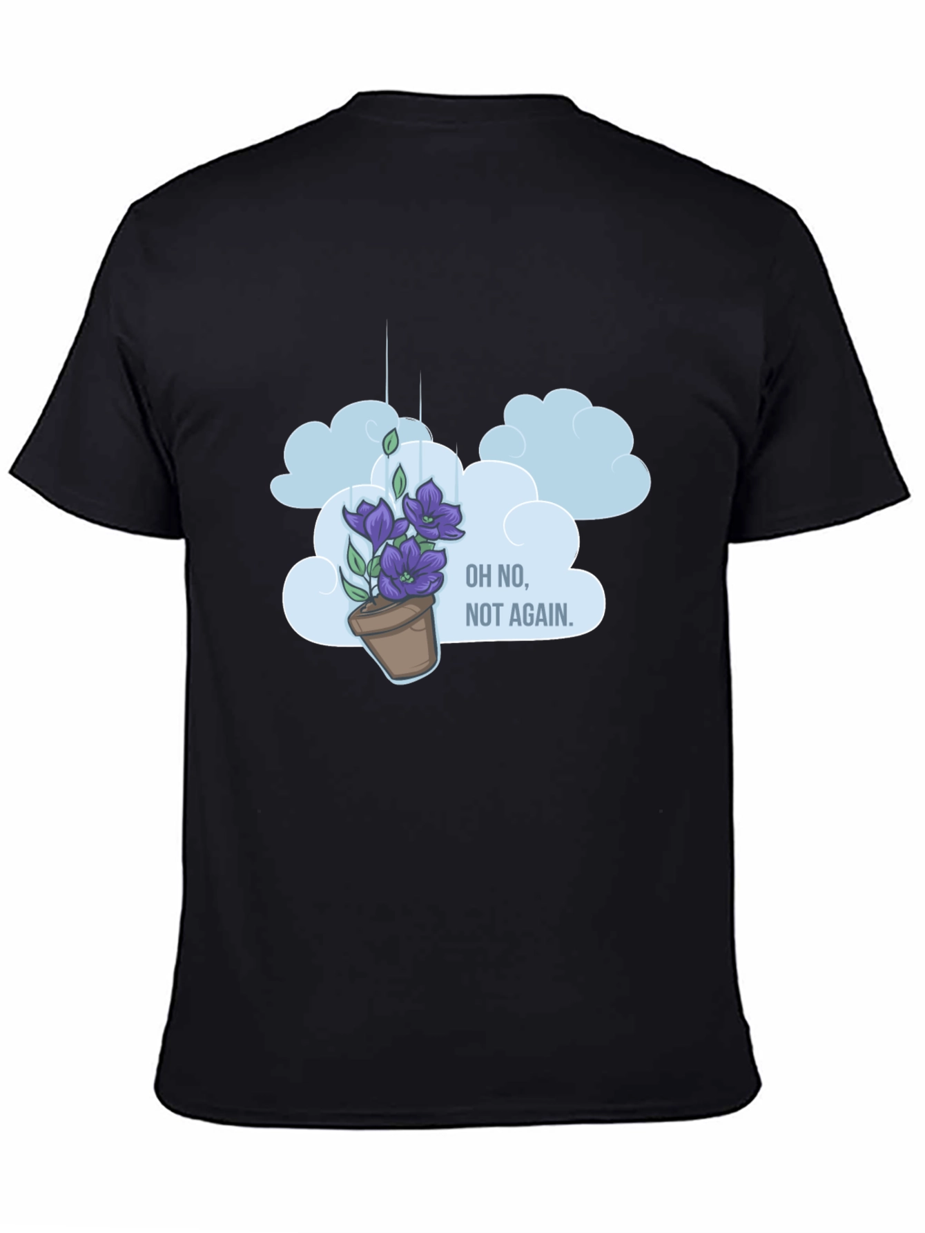 Falling Flower Pot Graphic Tee