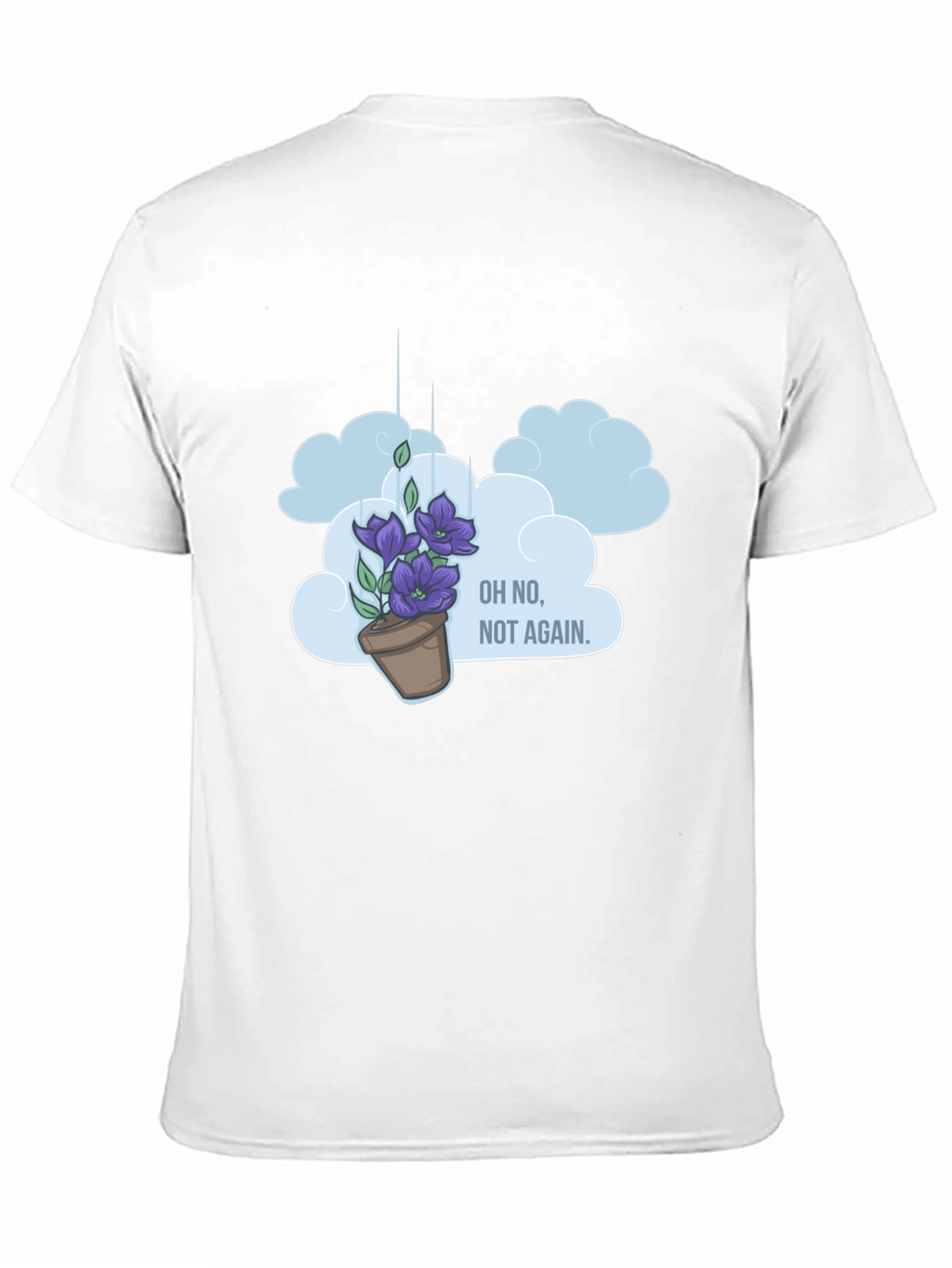 Falling Flower Pot Graphic Tee