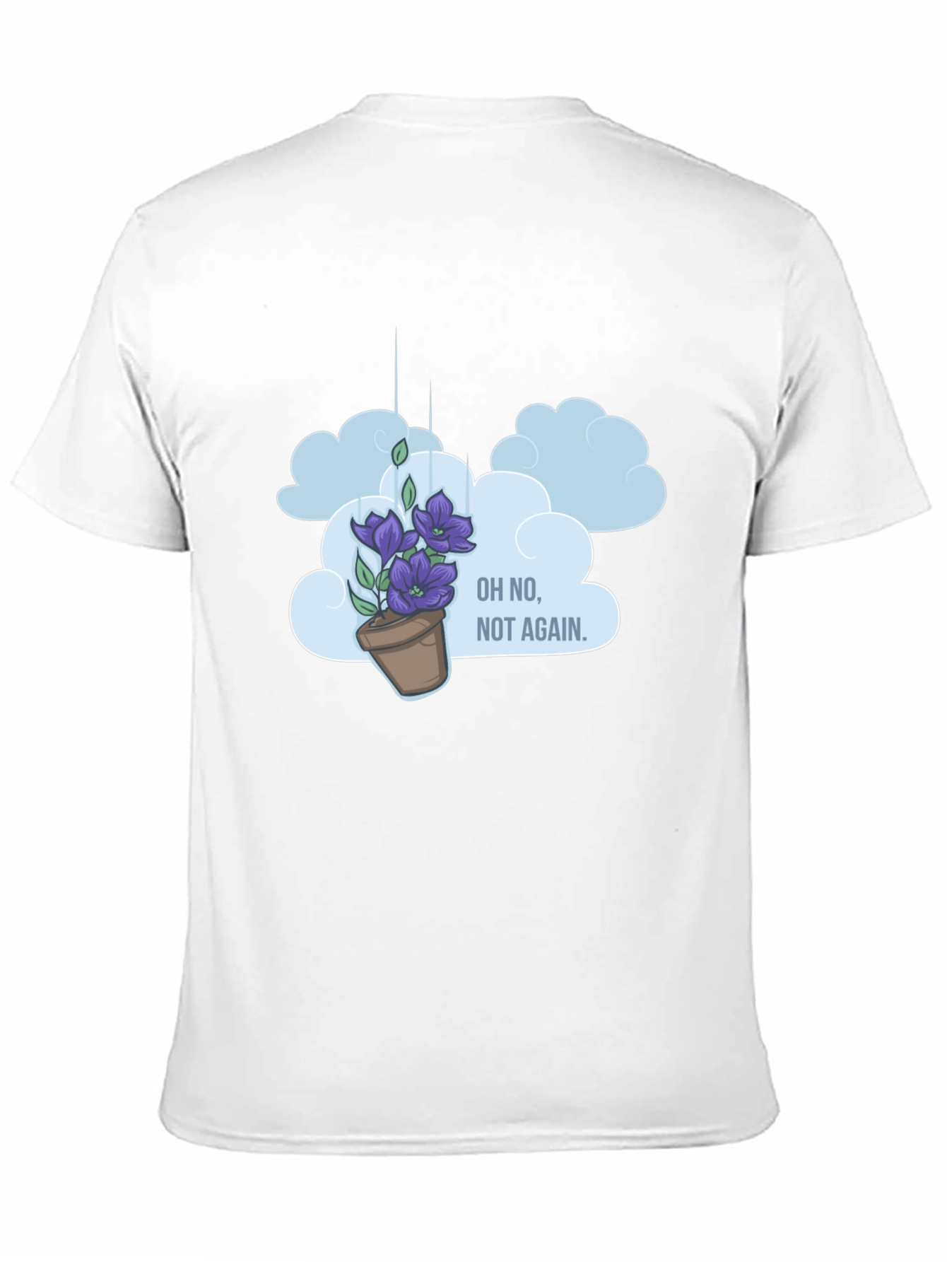 Falling Flower Pot Graphic Tee