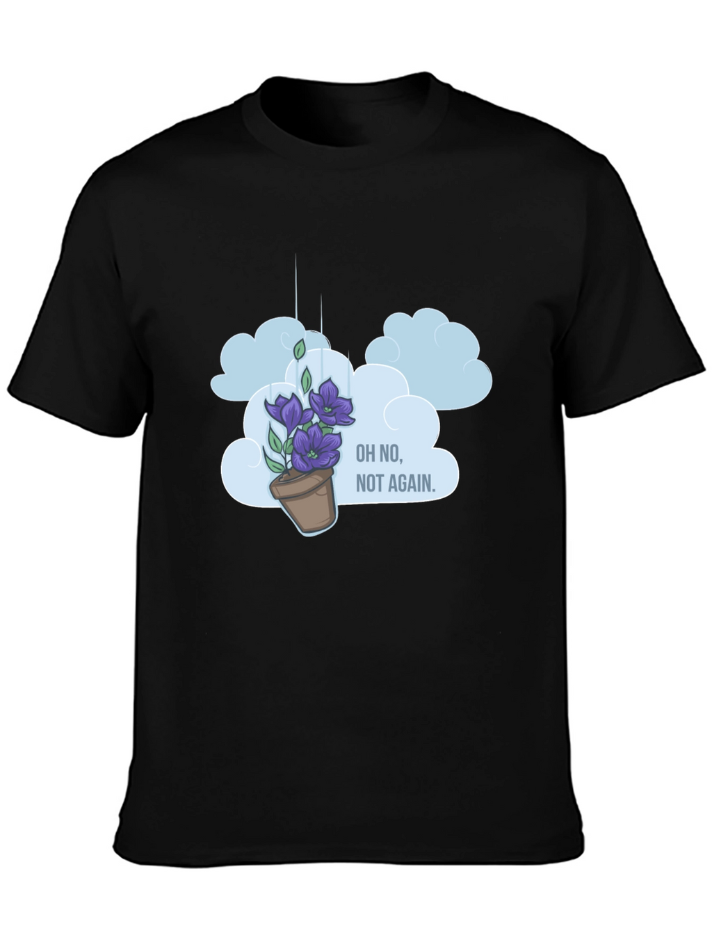 Falling Flower Pot Graphic Tee