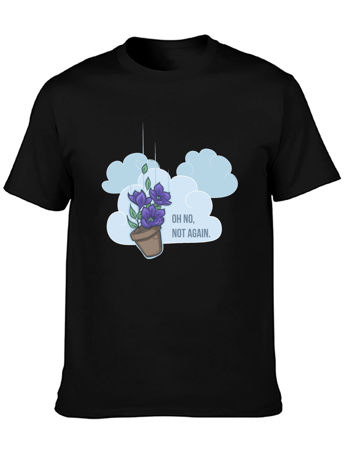 Falling Flower Pot Graphic Tee
