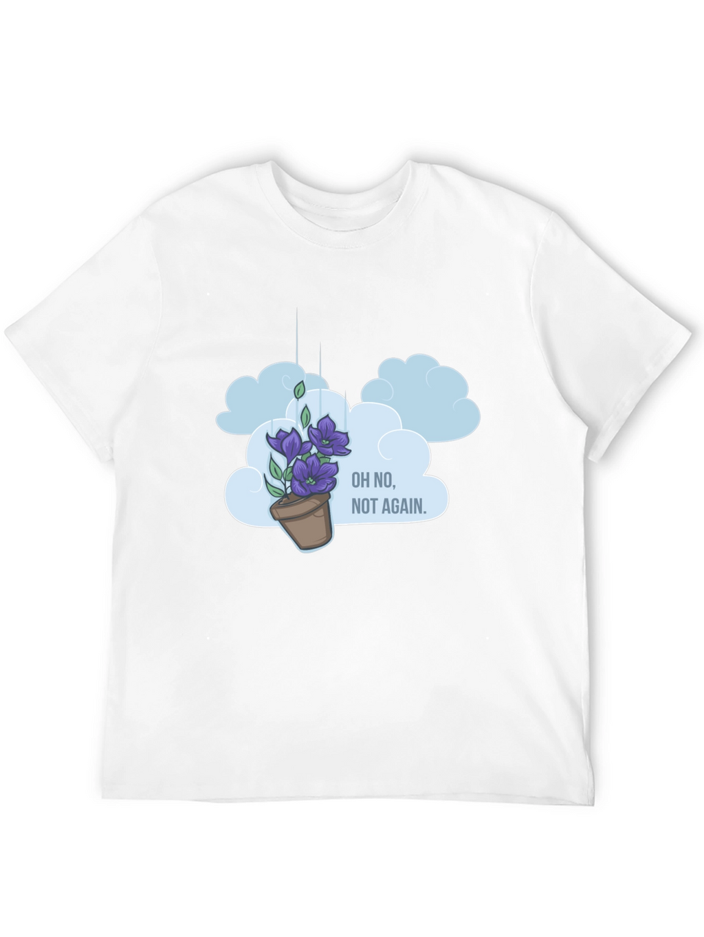 Falling Flower Pot Graphic Tee