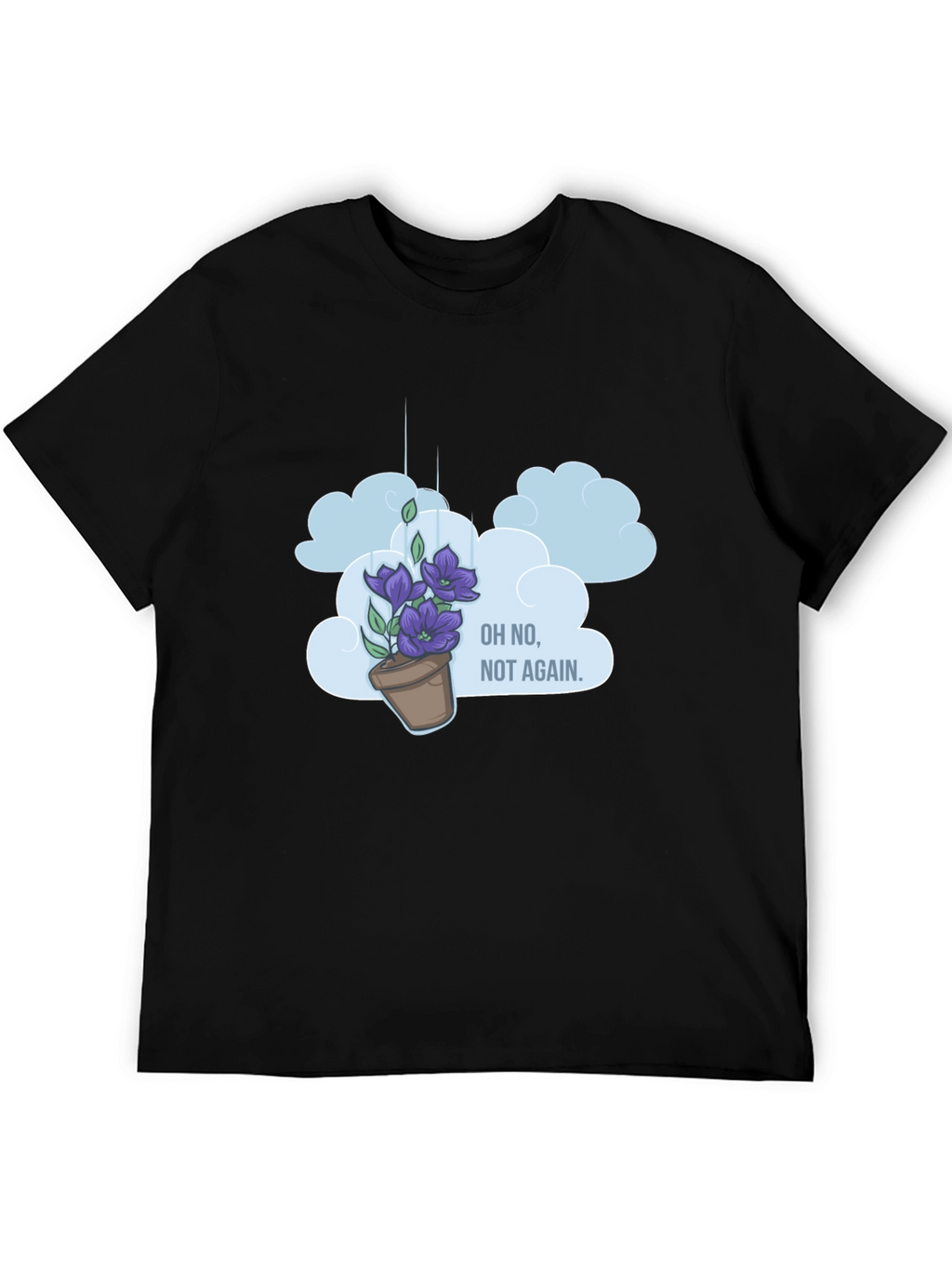 Falling Flower Pot Graphic Tee