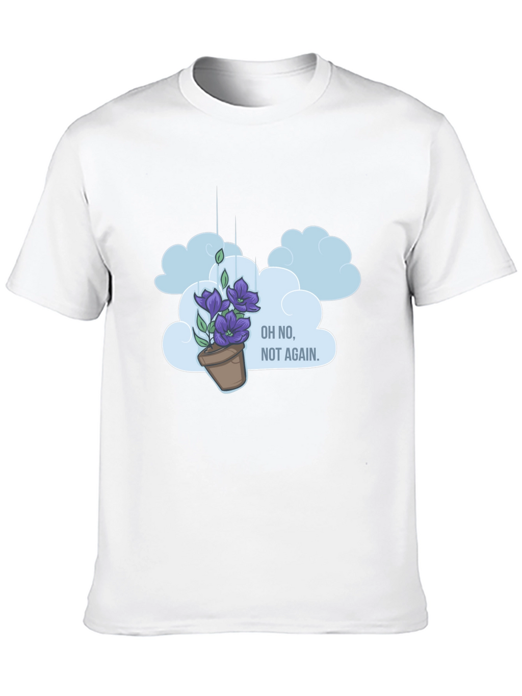 Falling Flower Pot Graphic Tee