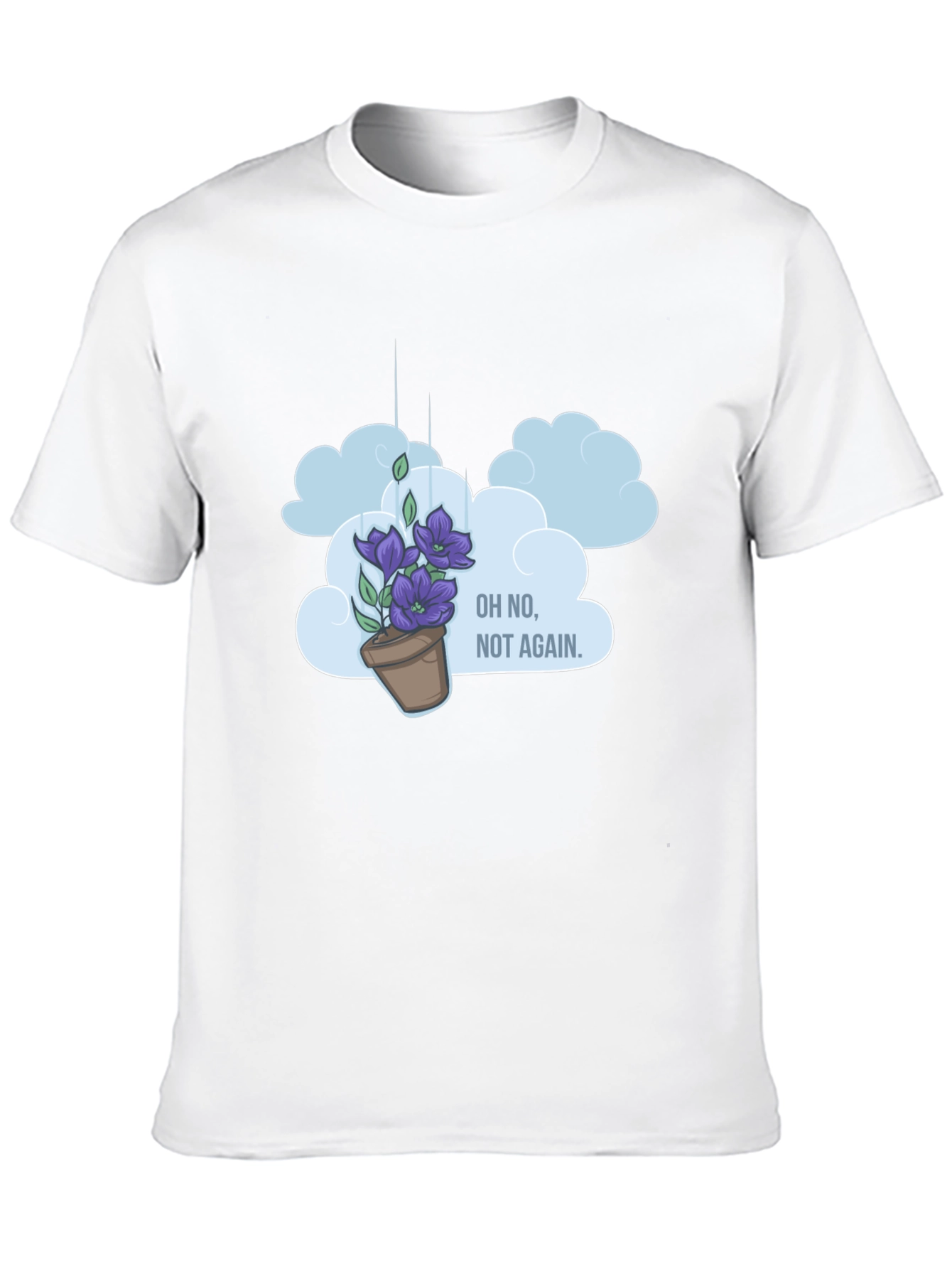 Falling Flower Pot Graphic Tee