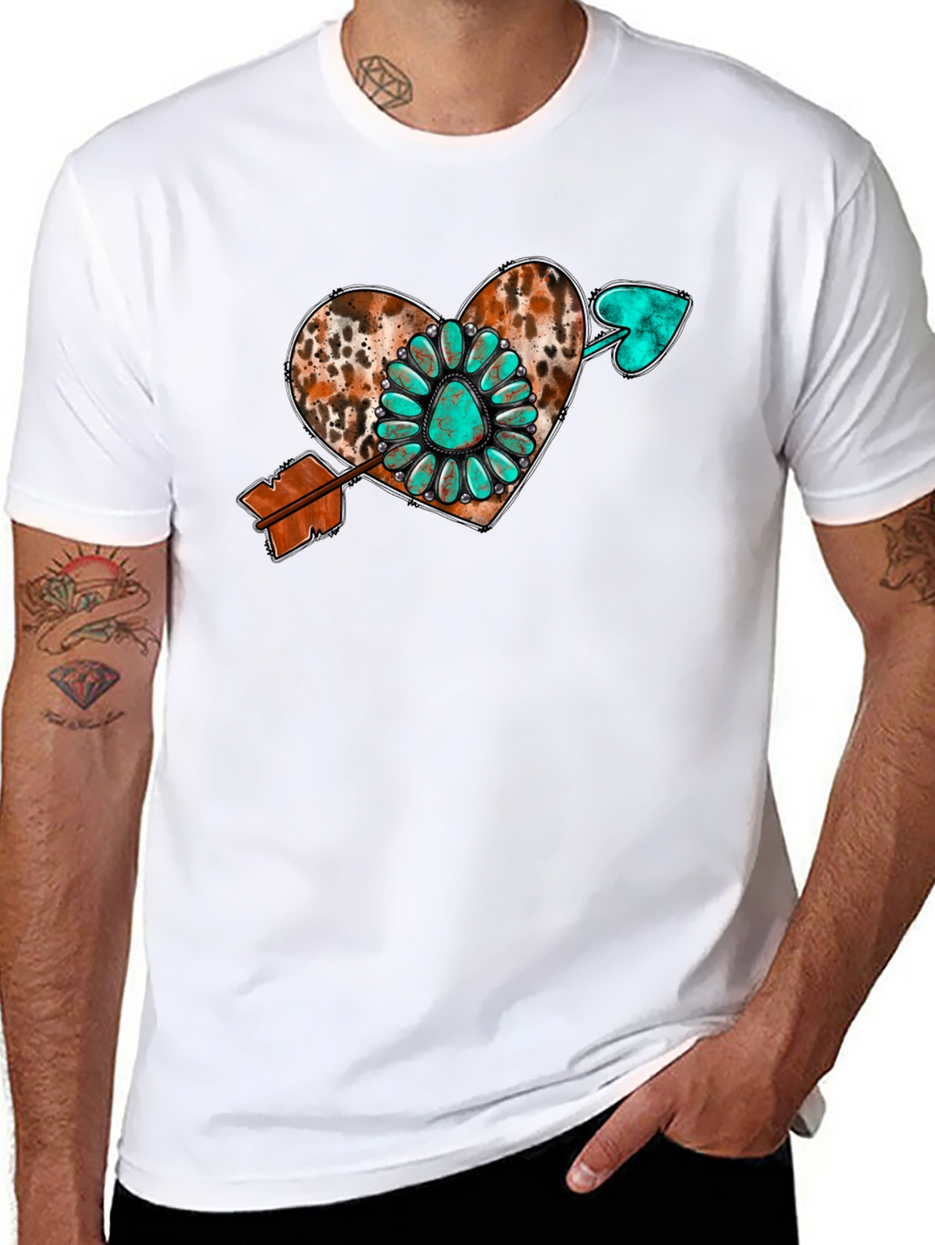 Western Heart Arrow Graphic Tee