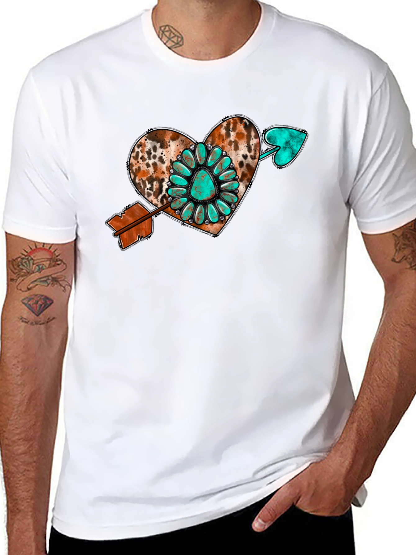 Western Heart Arrow Graphic Tee
