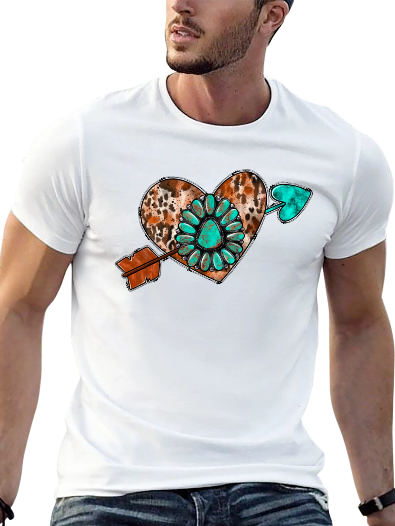 Western Heart Arrow Graphic Tee