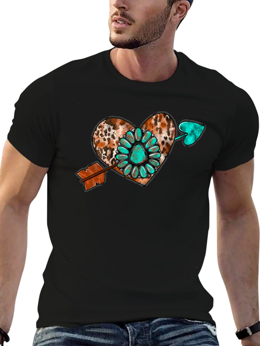 Western Heart Arrow Graphic Tee