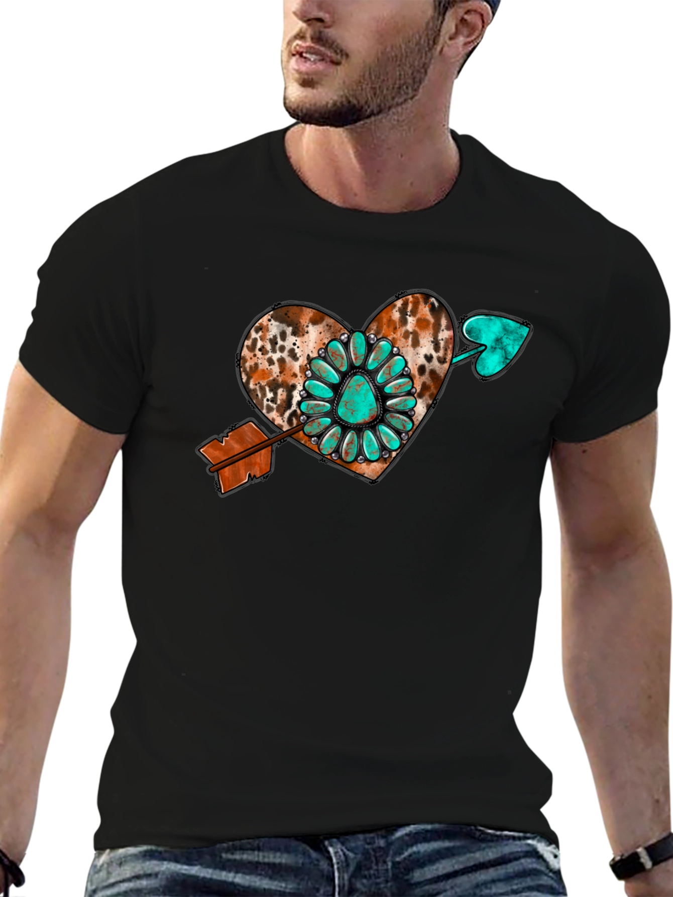 Western Heart Arrow Graphic Tee