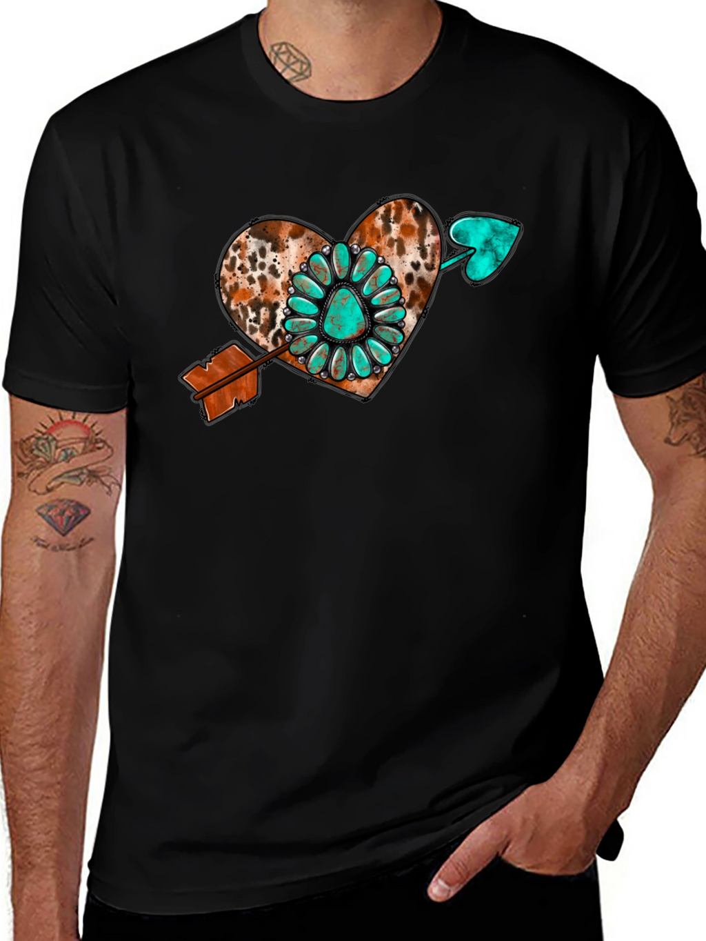 Western Heart Arrow Graphic Tee