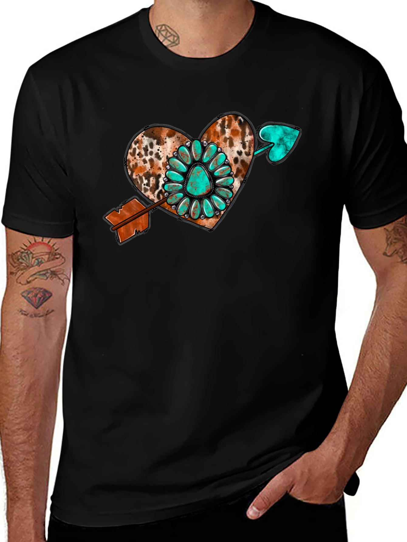 Western Heart Arrow Graphic Tee