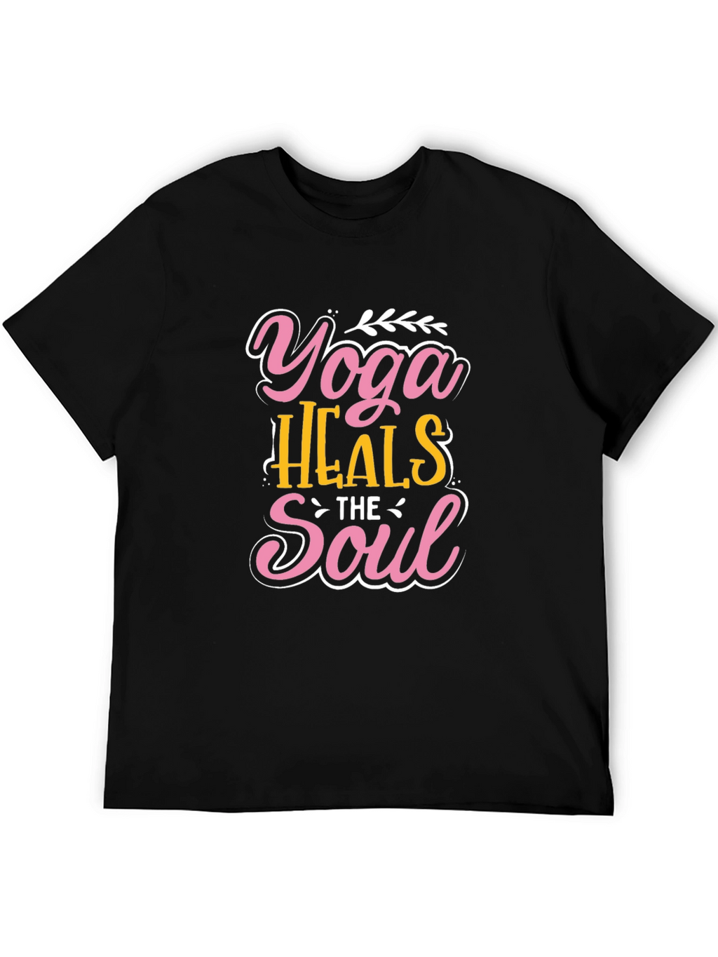 Yoga Heals the Soul Graphic T-Shirt