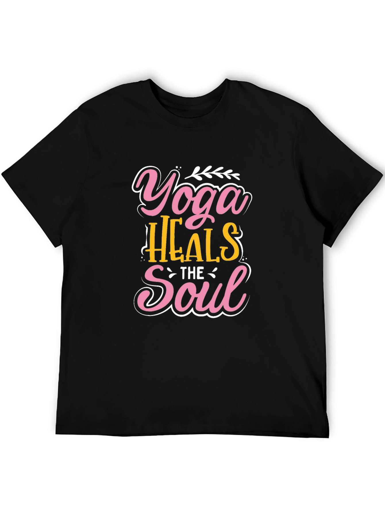 Yoga Heals the Soul Graphic T-Shirt