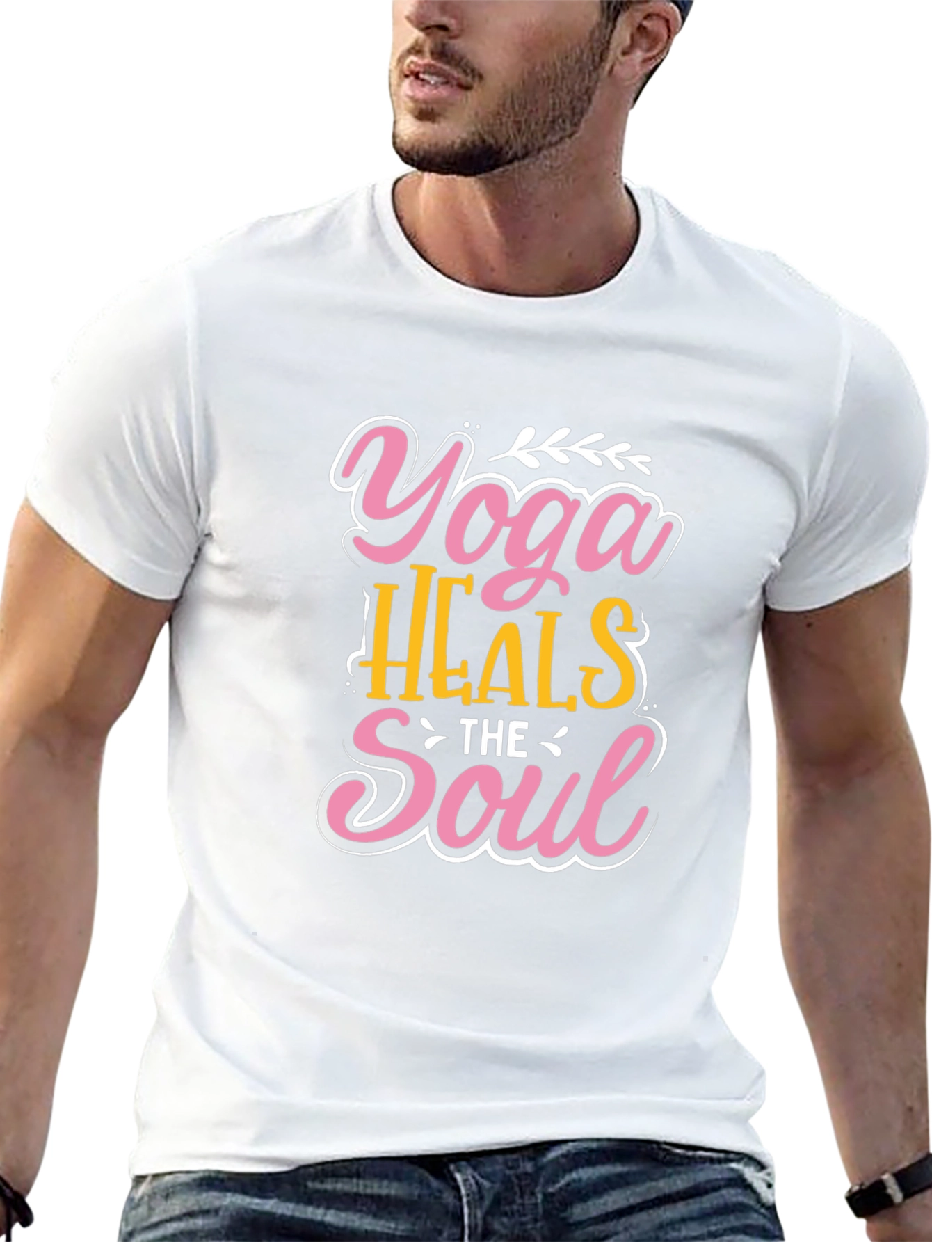 Yoga Heals the Soul Graphic T-Shirt