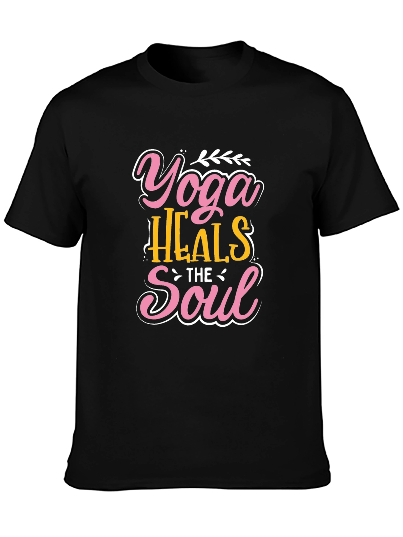 Yoga Heals the Soul Graphic T-Shirt